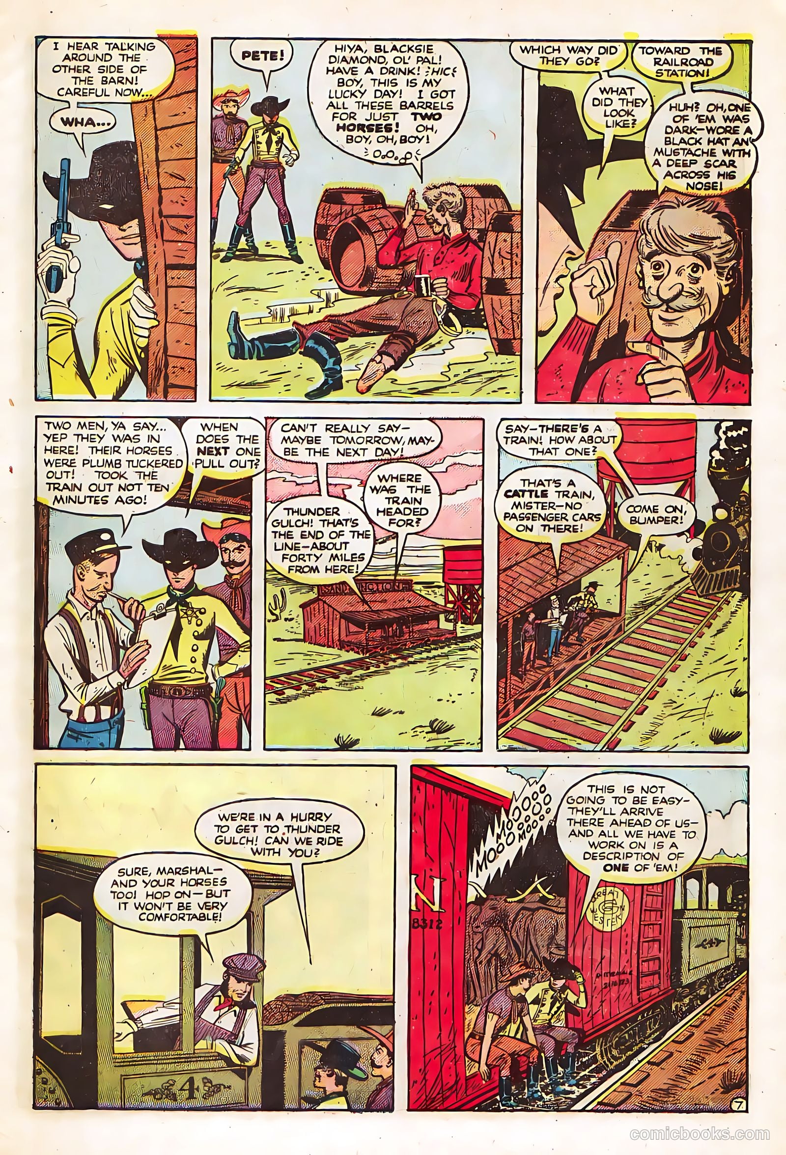 Black Diamond Western #23 (1951) — page 9 of 52