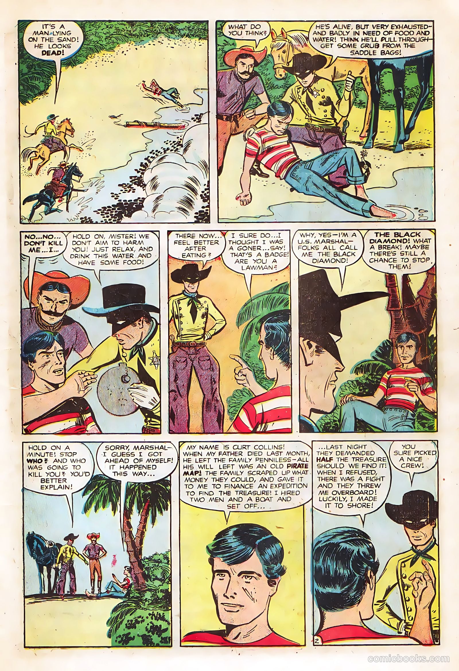 Black Diamond Western #23 (1951) — page 19 of 52