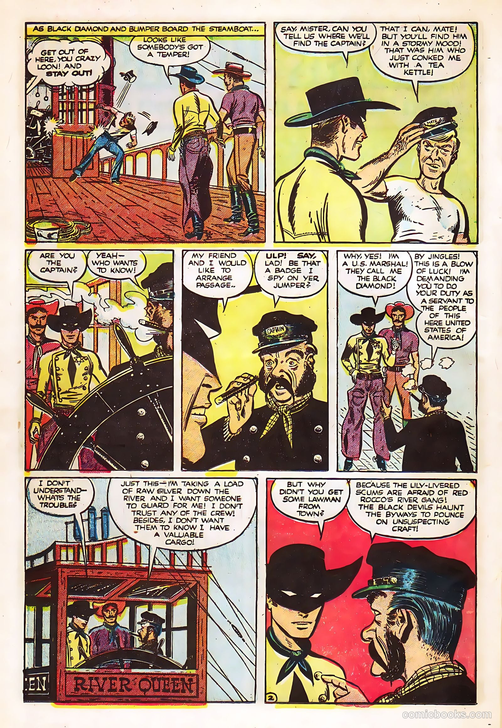 Black Diamond Western #23 (1951) — page 32 of 52