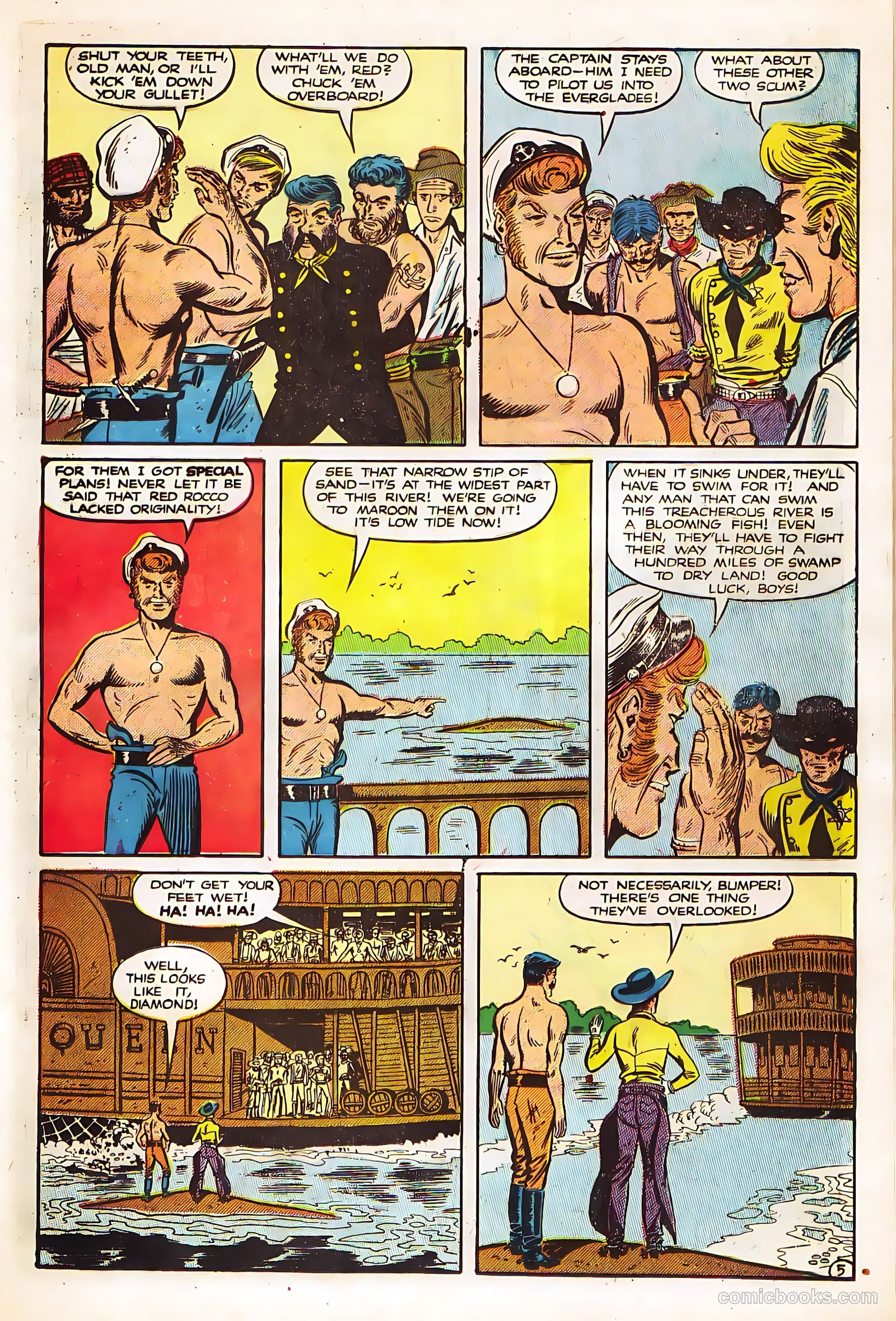 Black Diamond Western #23 (1951) — page 35 of 52