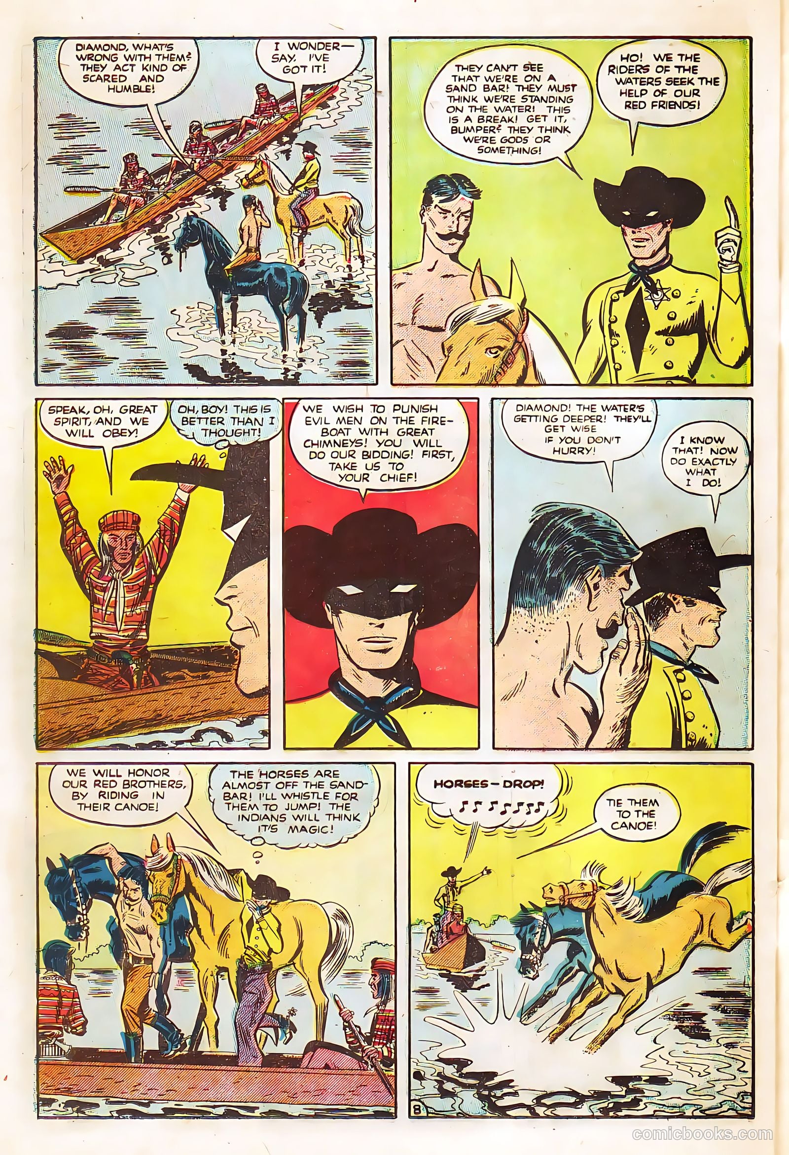 Black Diamond Western #23 (1951) — page 38 of 52