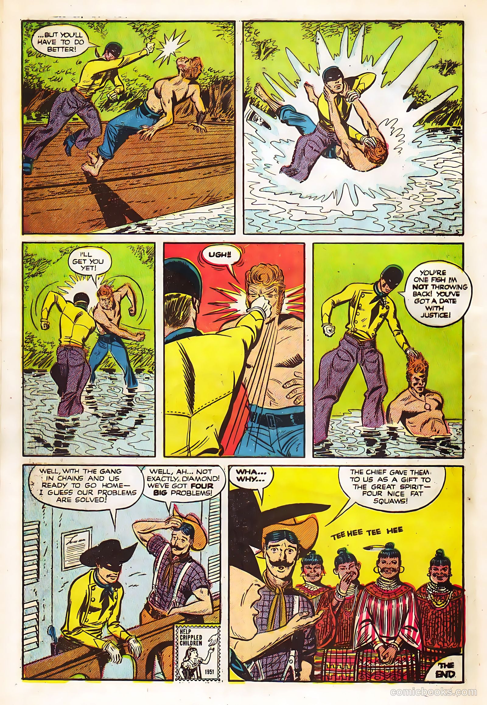 Black Diamond Western #23 (1951) — page 42 of 52