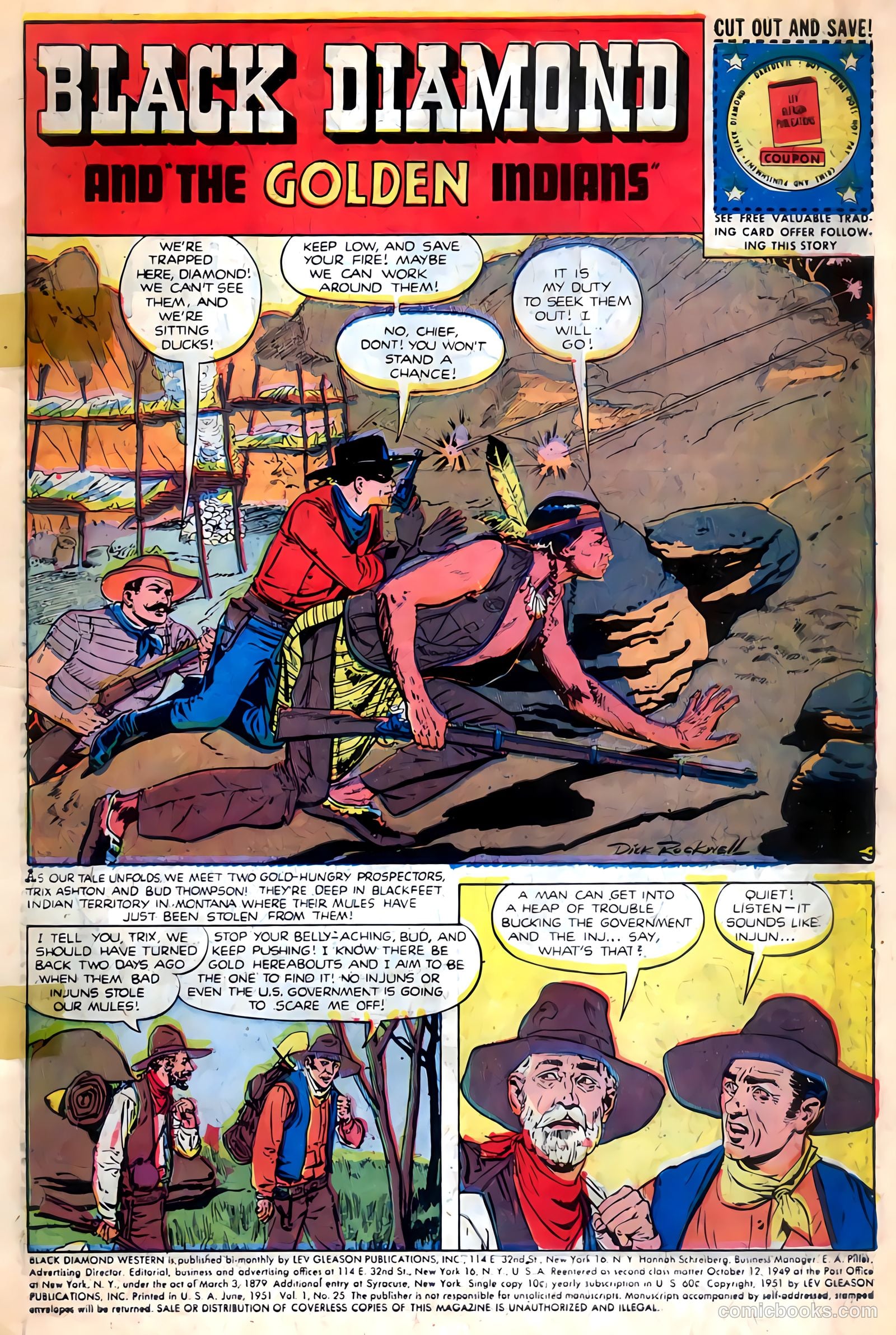 Black Diamond Western #25 (1951) — page 3 of 53