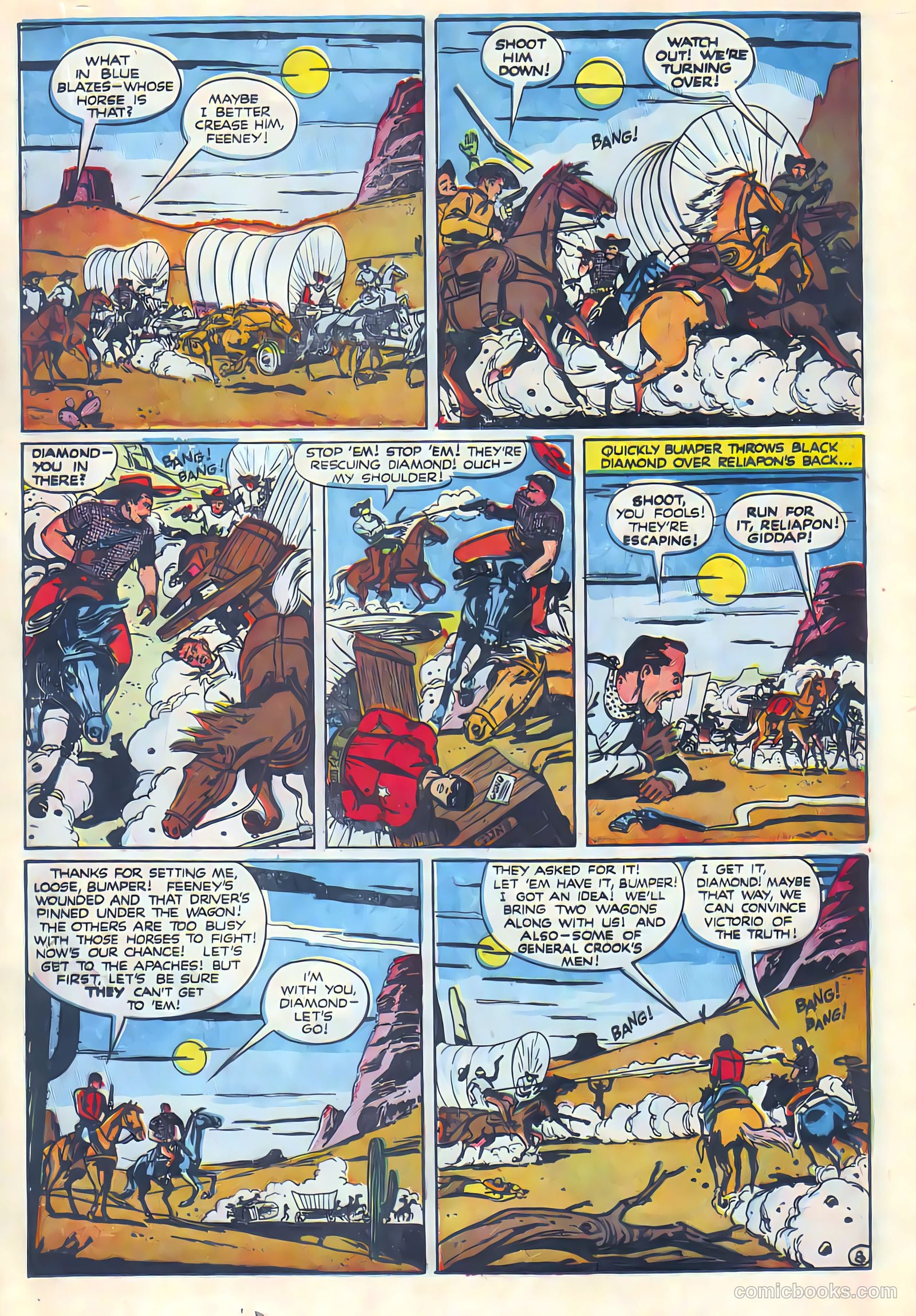 Black Diamond Western #25 (1951) — page 23 of 53
