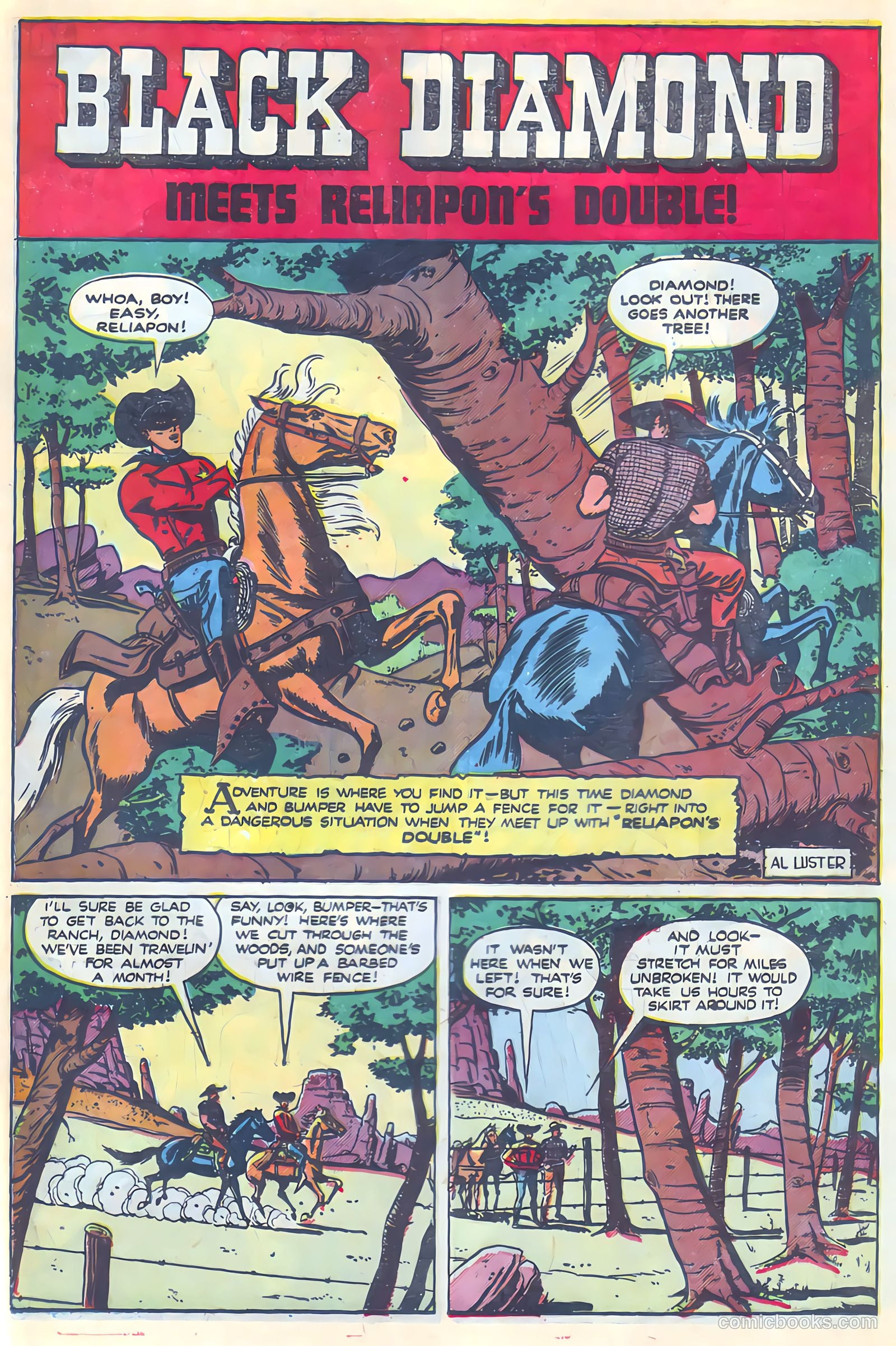 Black Diamond Western #25 (1951) — page 33 of 53