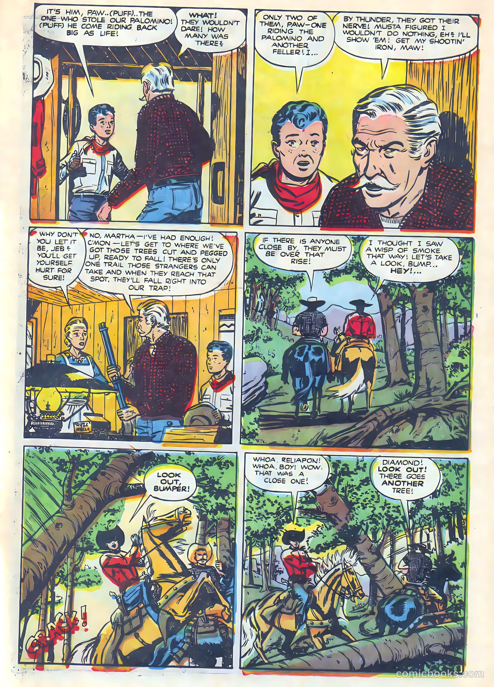 Black Diamond Western #25 (1951) — page 35 of 53
