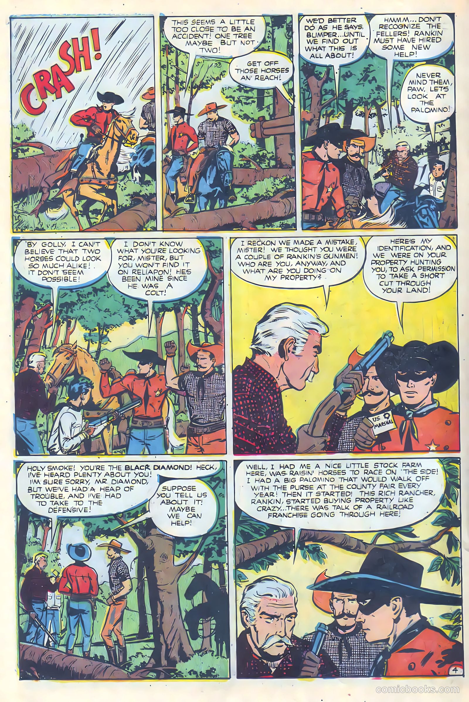 Black Diamond Western #25 (1951) — page 36 of 53