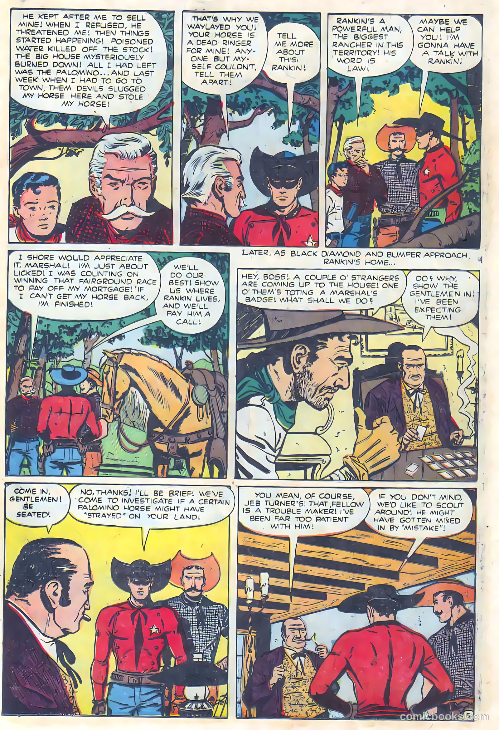 Black Diamond Western #25 (1951) — page 37 of 53