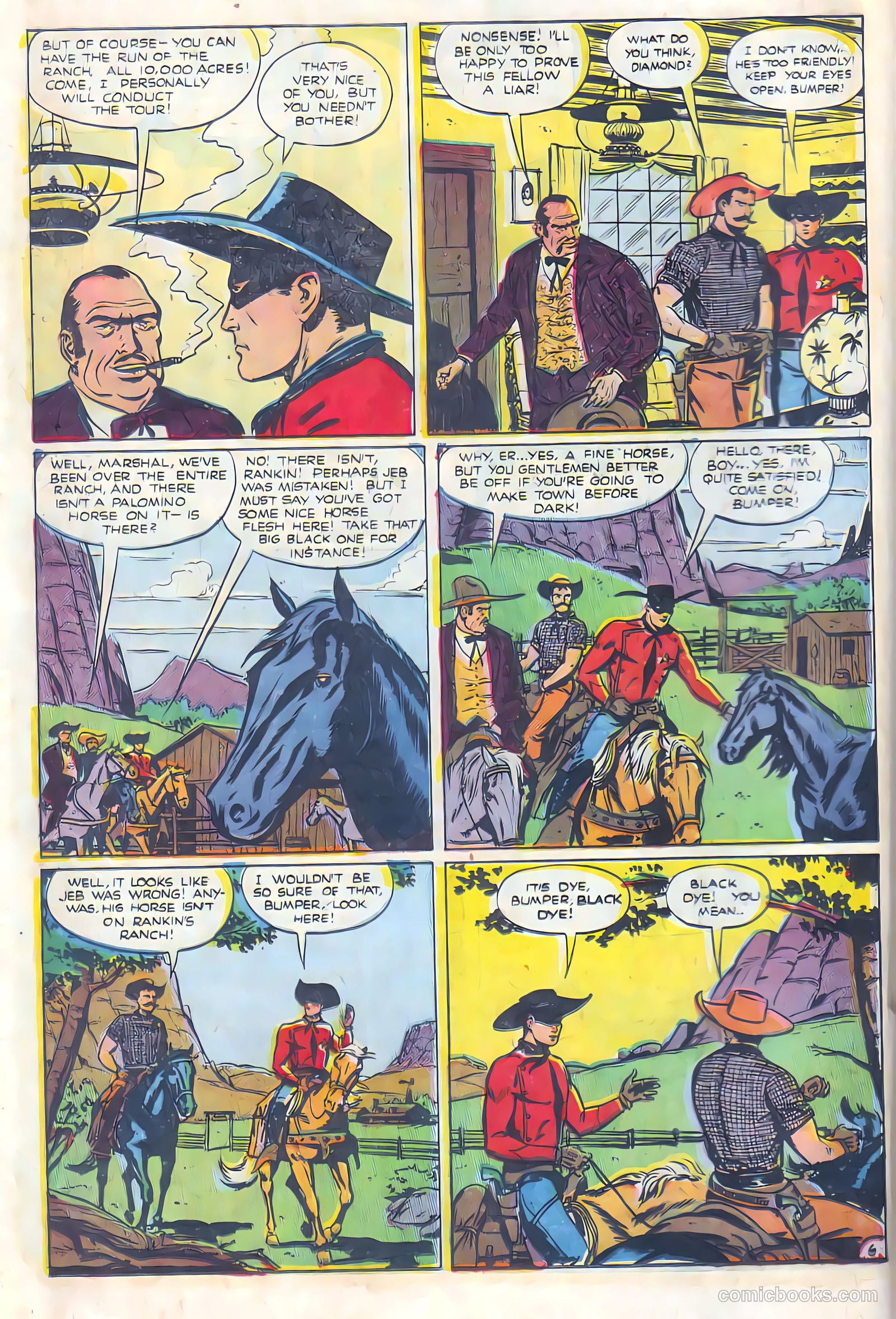 Black Diamond Western #25 (1951) — page 38 of 53