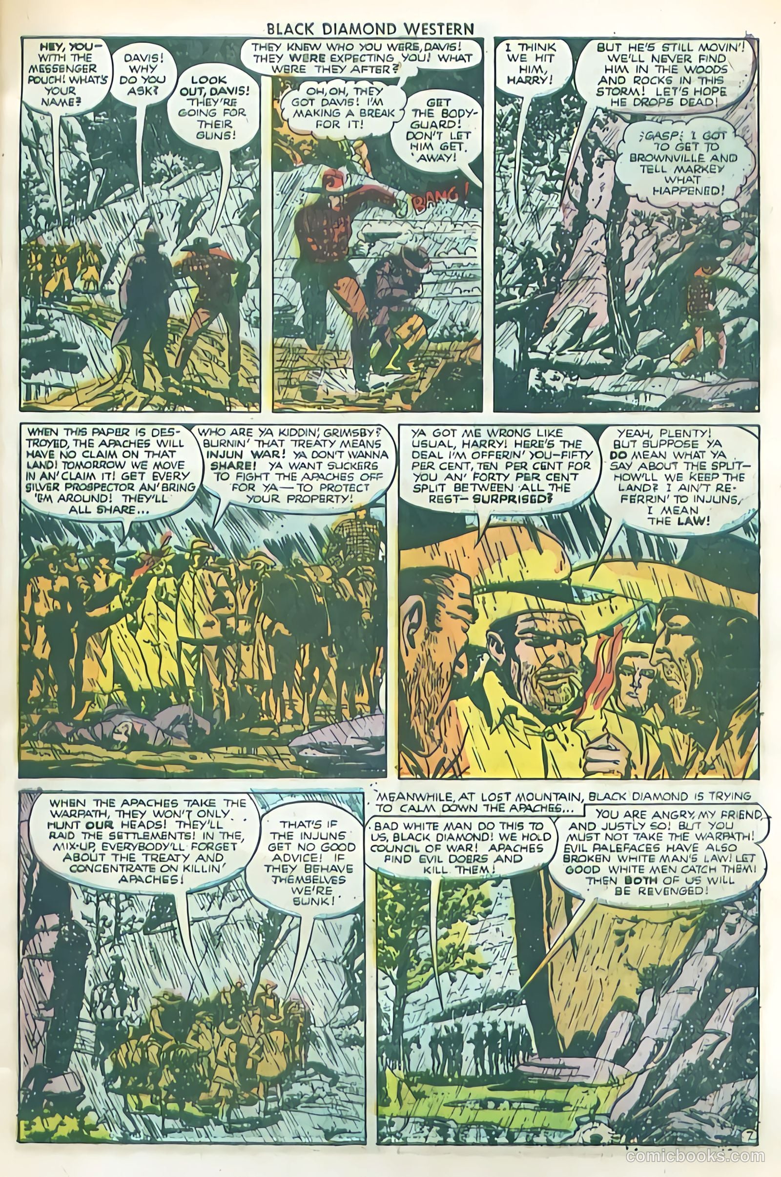Black Diamond Western #26 (1951) — page 9 of 52