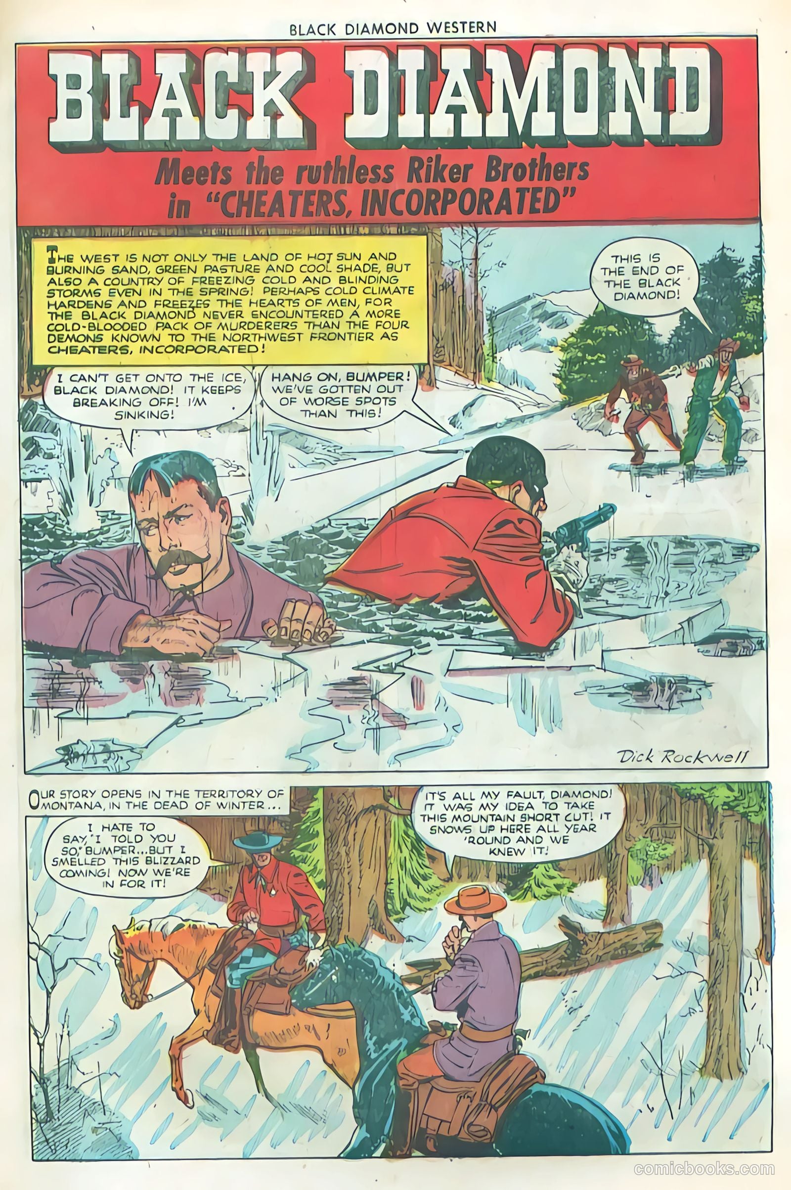 Black Diamond Western #26 (1951) — page 17 of 52