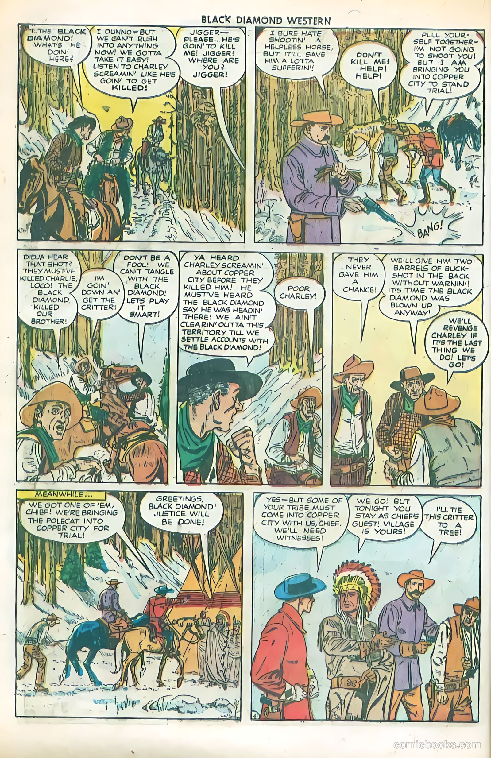 Black Diamond Western #26 (1951) — page 20 of 52