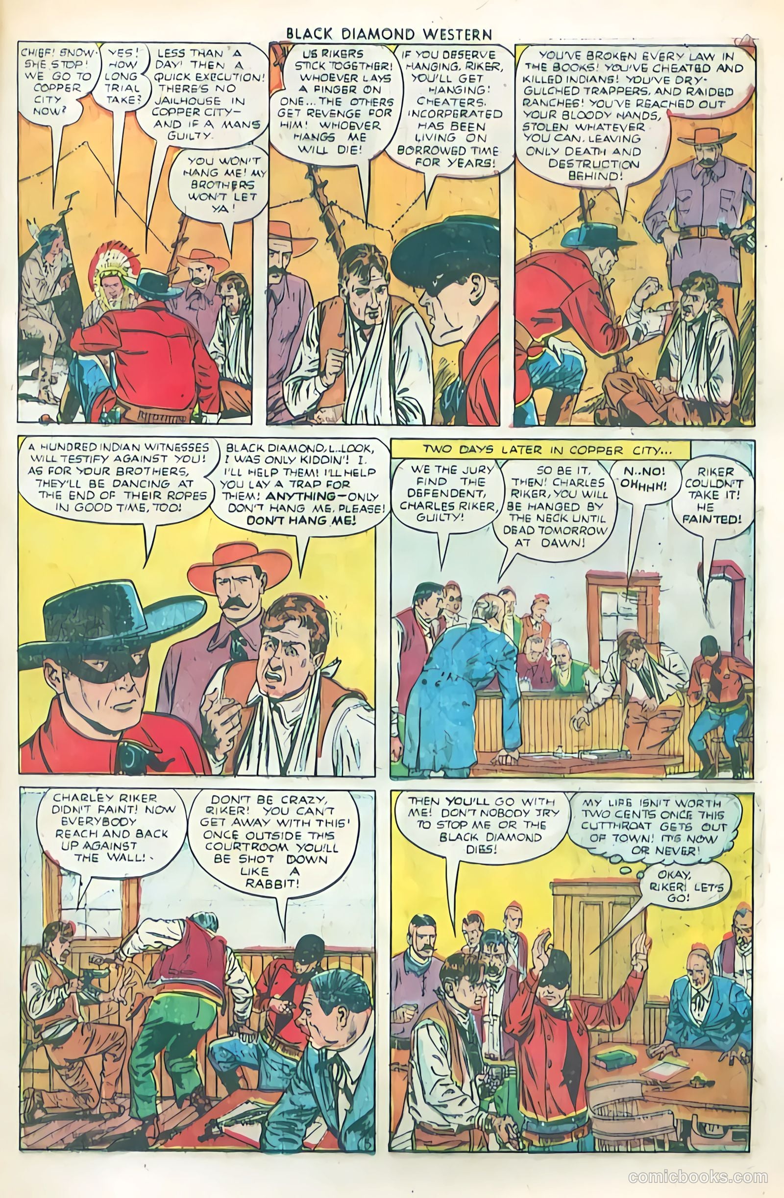 Black Diamond Western #26 (1951) — page 21 of 52
