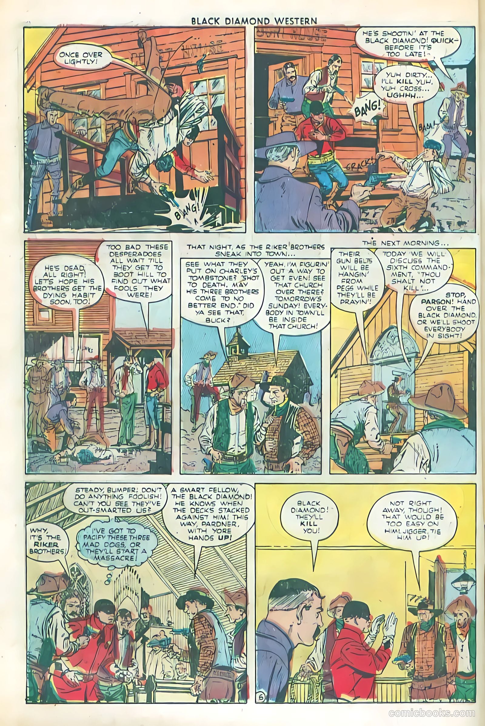 Black Diamond Western #26 (1951) — page 22 of 52