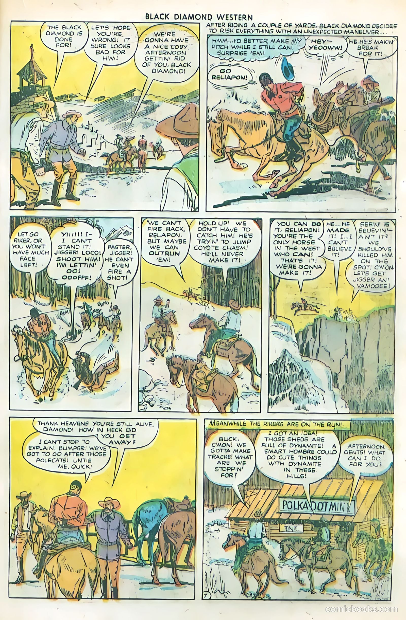 Black Diamond Western #26 (1951) — page 23 of 52