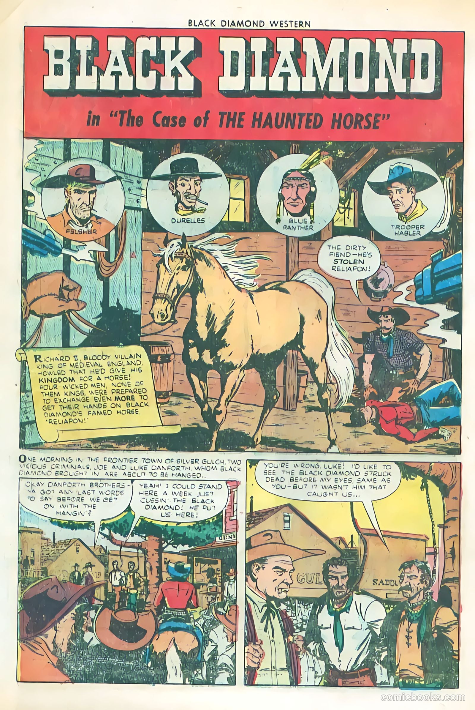 Black Diamond Western #26 (1951) — page 32 of 52