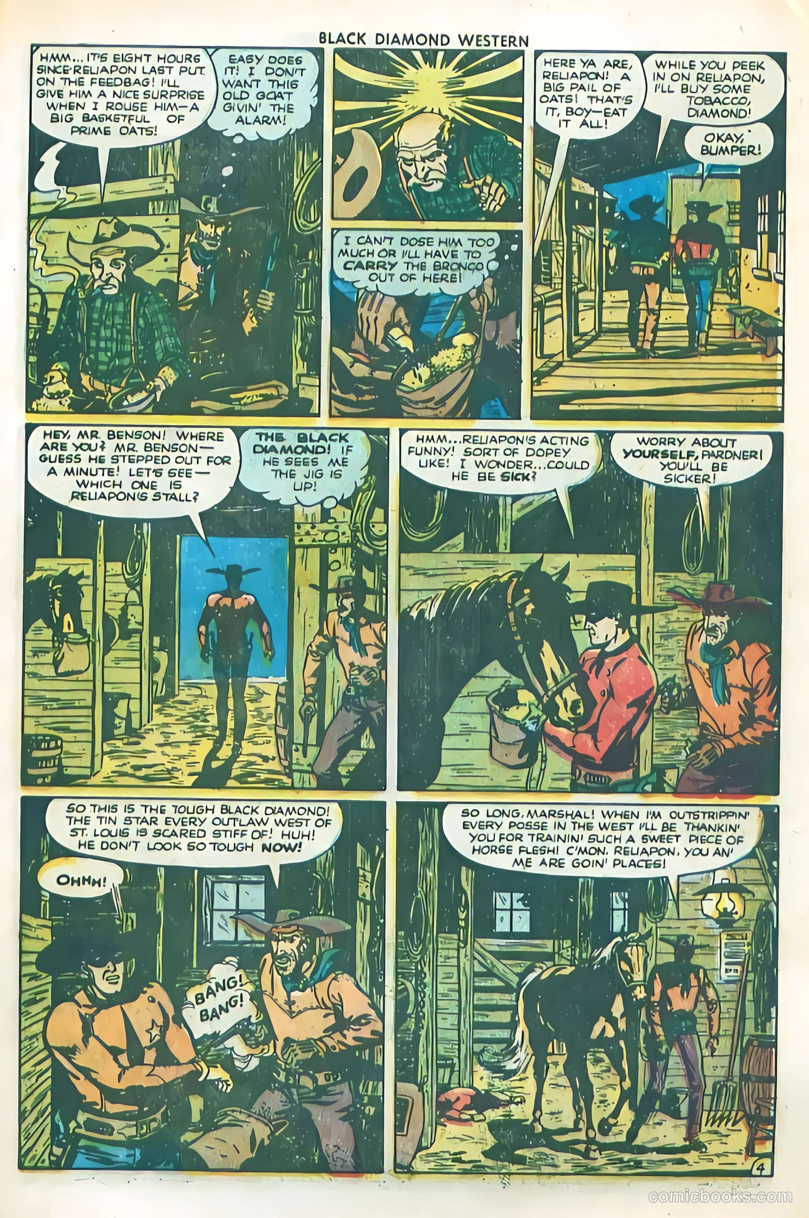 Black Diamond Western #26 (1951) — page 35 of 52