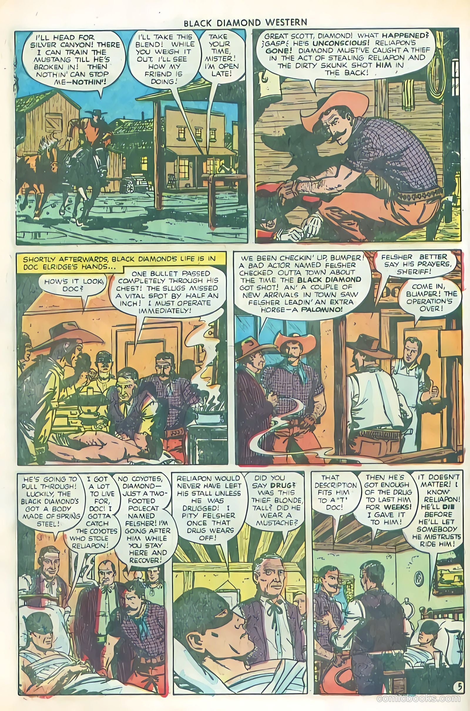 Black Diamond Western #26 (1951) — page 36 of 52