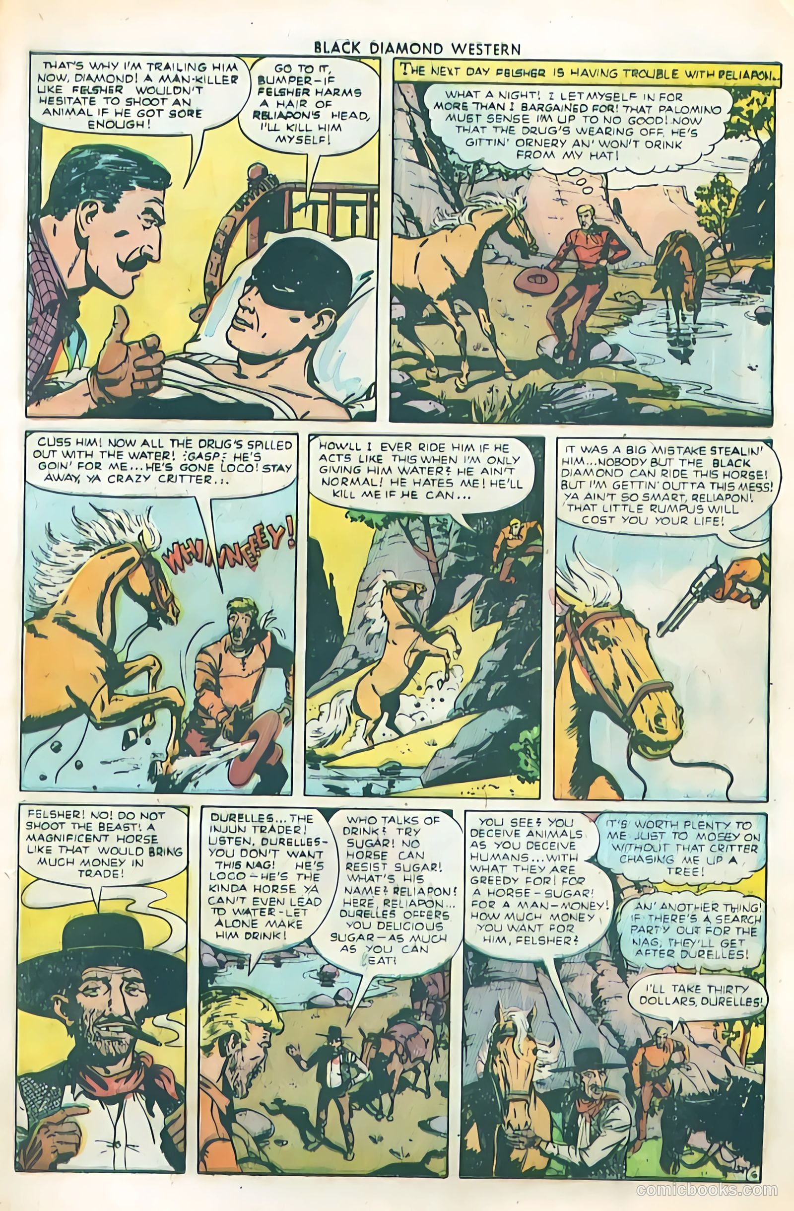 Black Diamond Western #26 (1951) — page 37 of 52