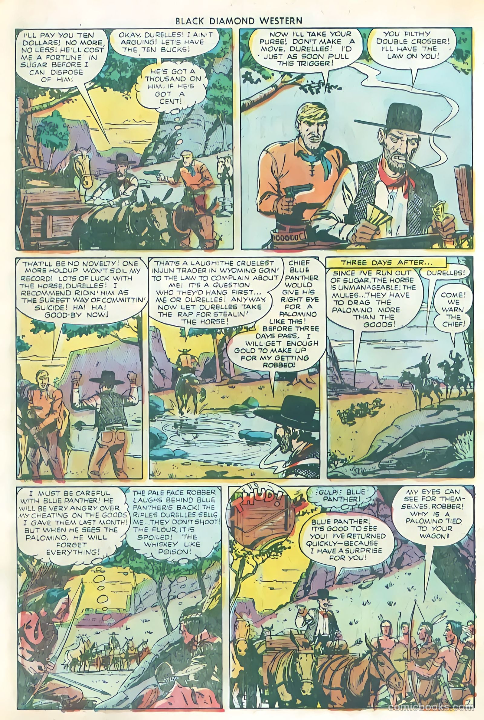 Black Diamond Western #26 (1951) — page 38 of 52