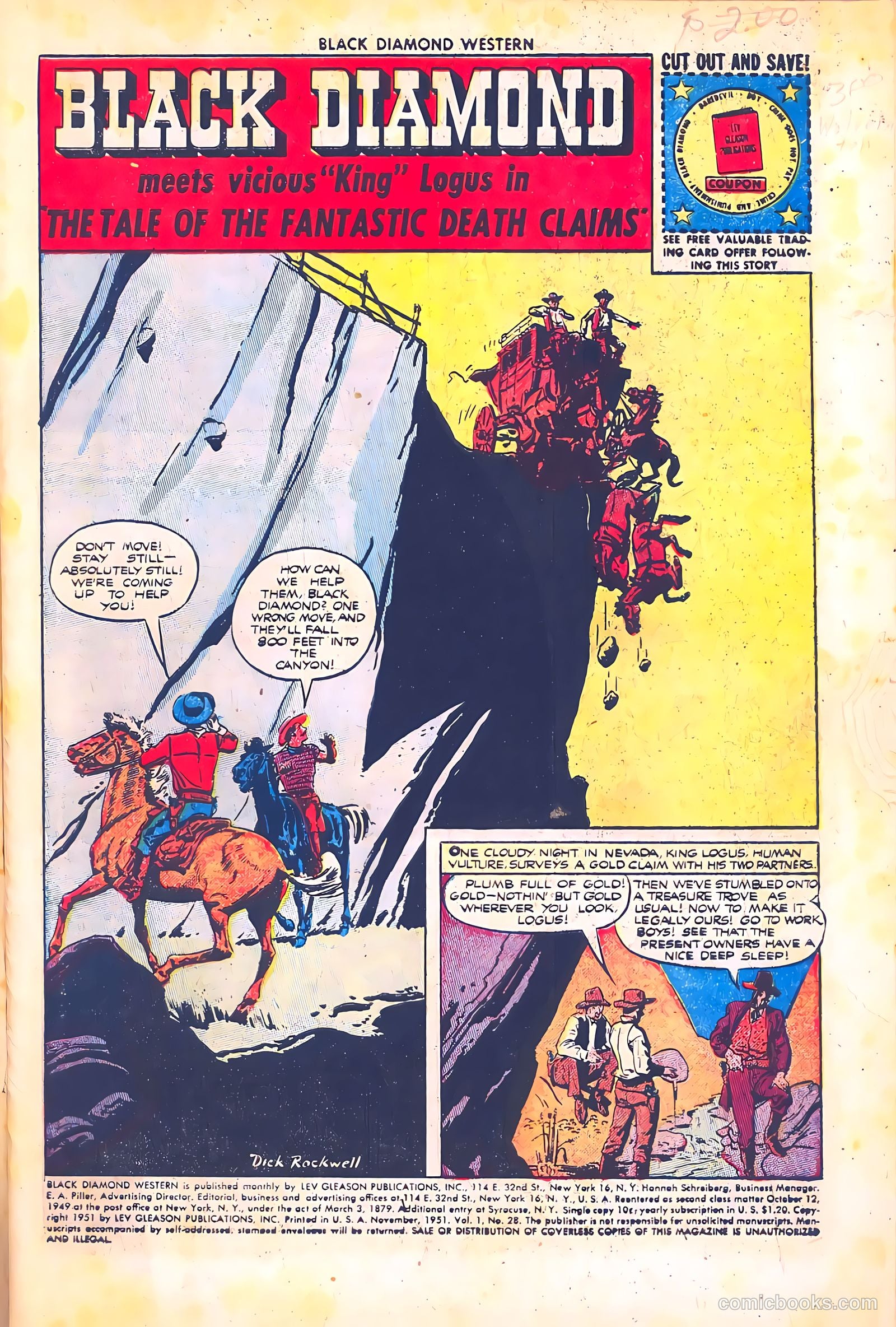 Black Diamond Western #28 (1951) — page 3 of 52
