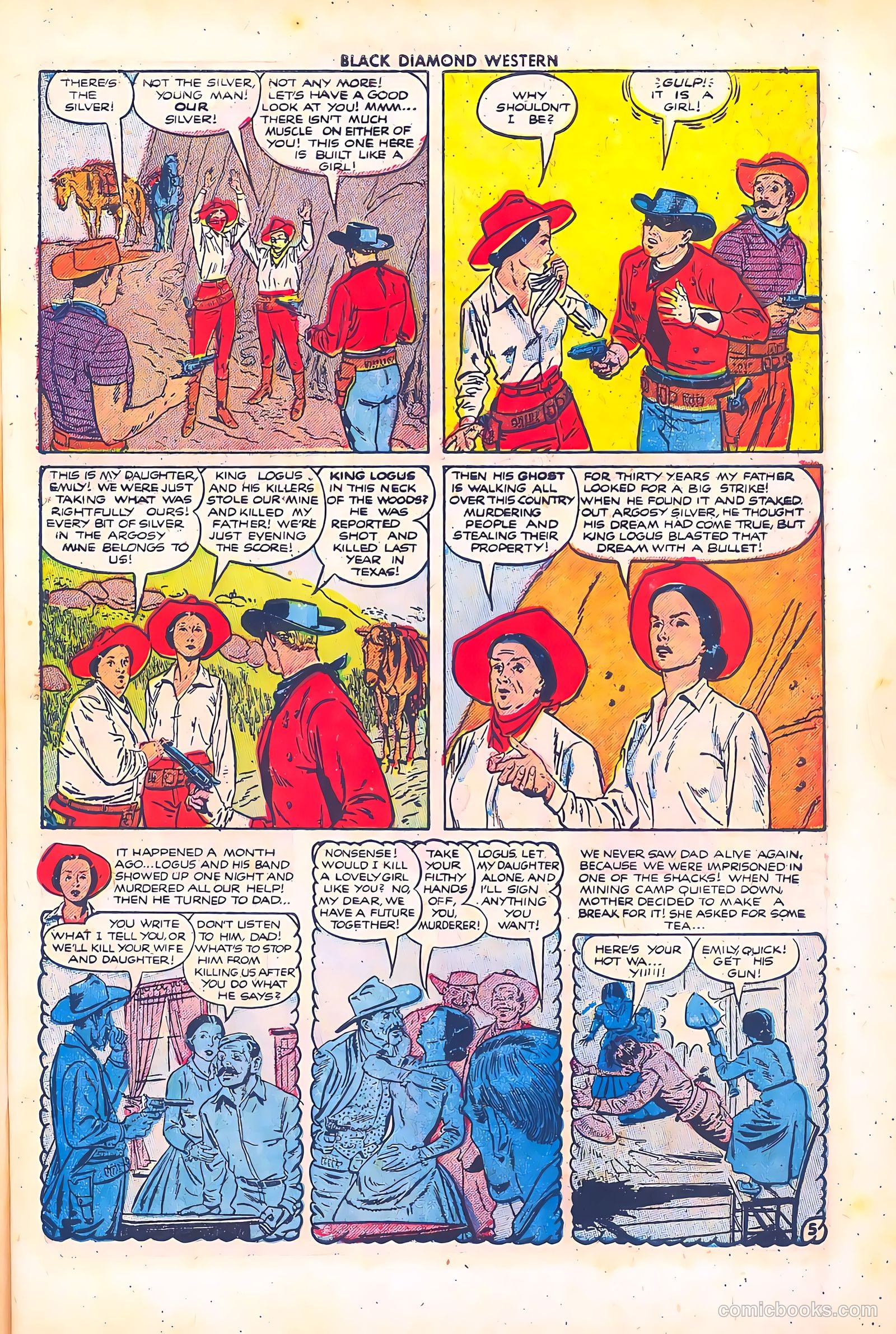 Black Diamond Western #28 (1951) — page 7 of 52