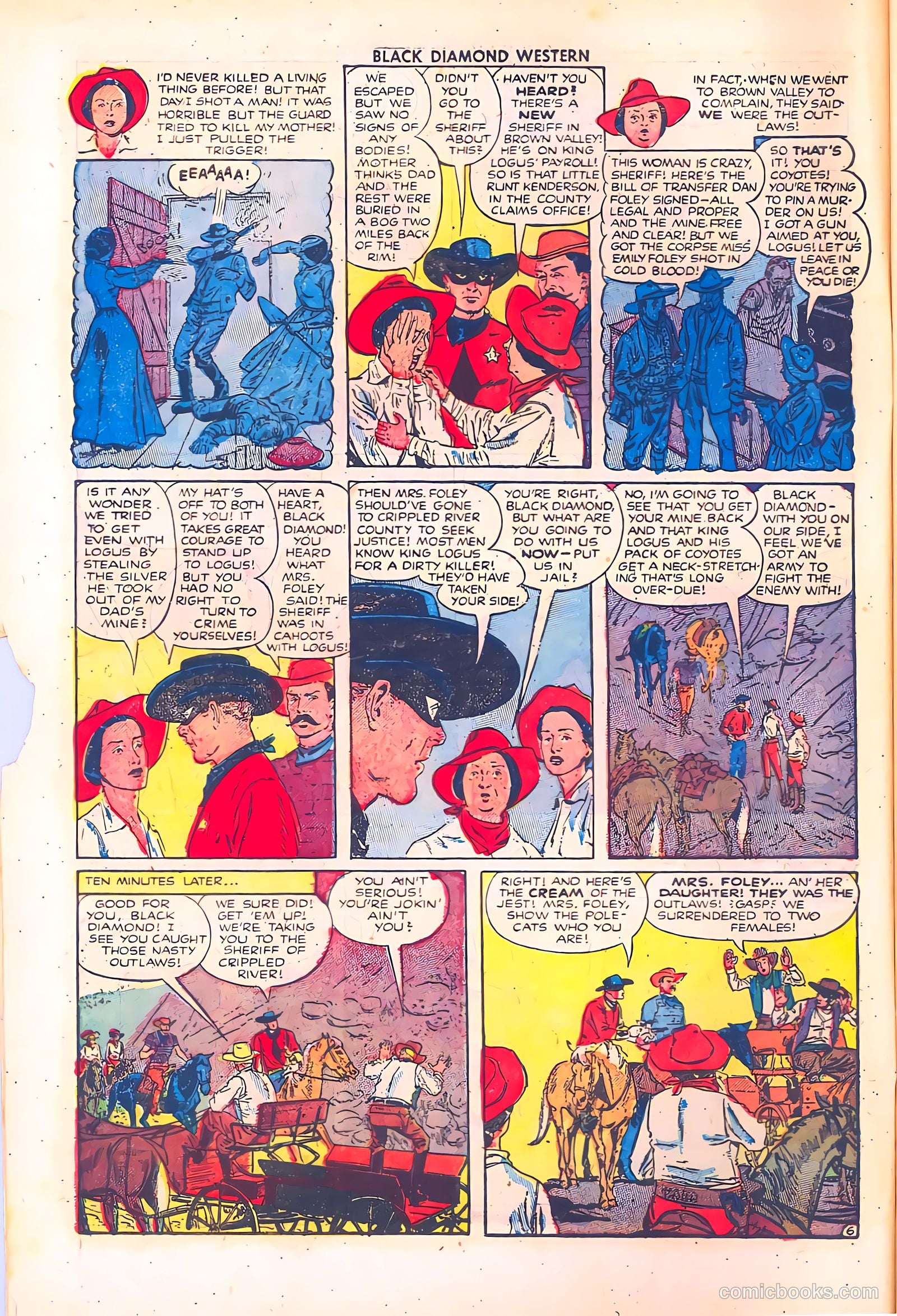 Black Diamond Western #28 (1951) — page 8 of 52