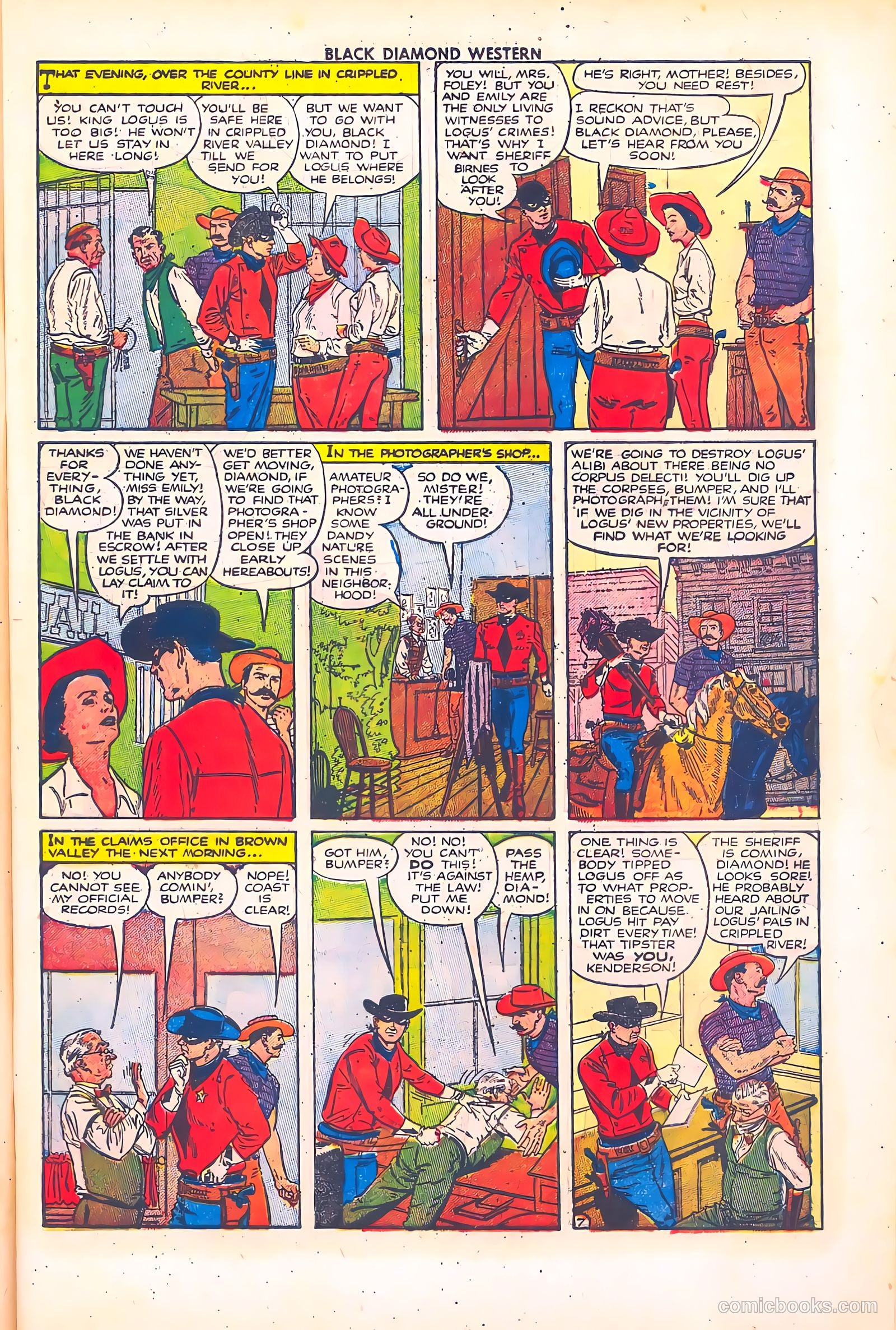 Black Diamond Western #28 (1951) — page 9 of 52