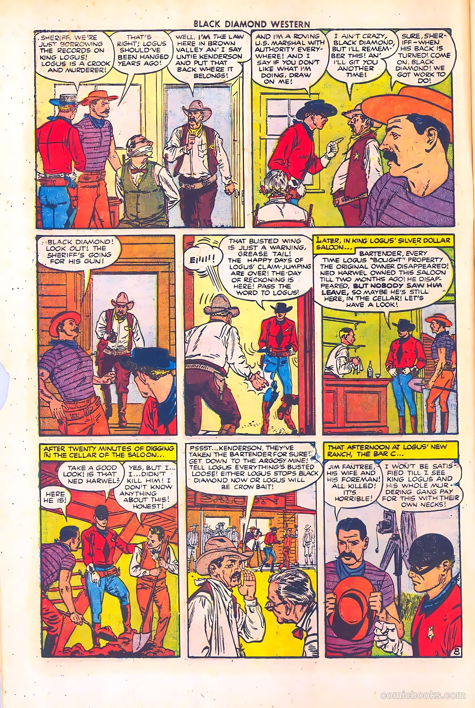 Black Diamond Western #28 (1951) — page 10 of 52