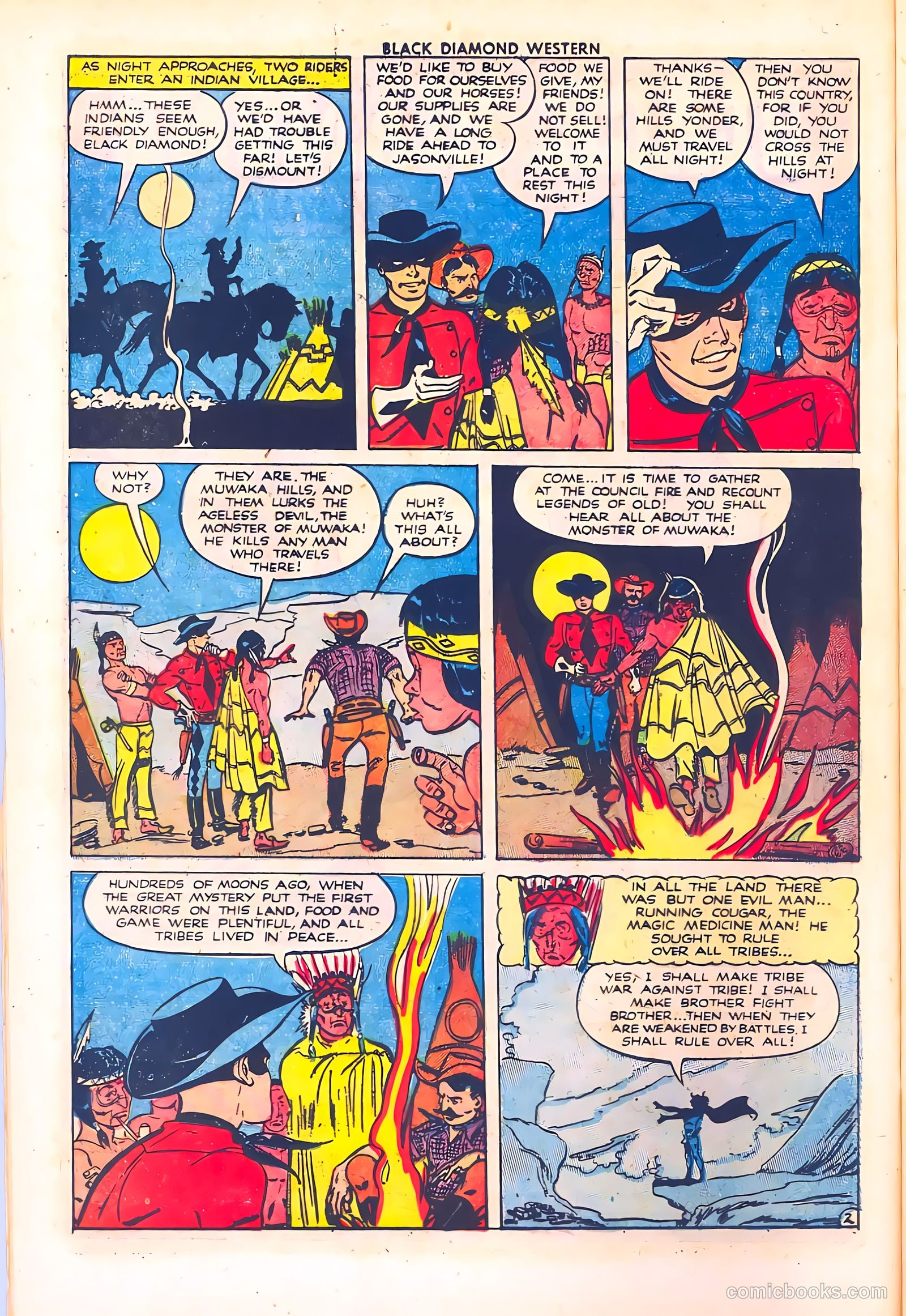 Black Diamond Western #28 (1951) — page 18 of 52