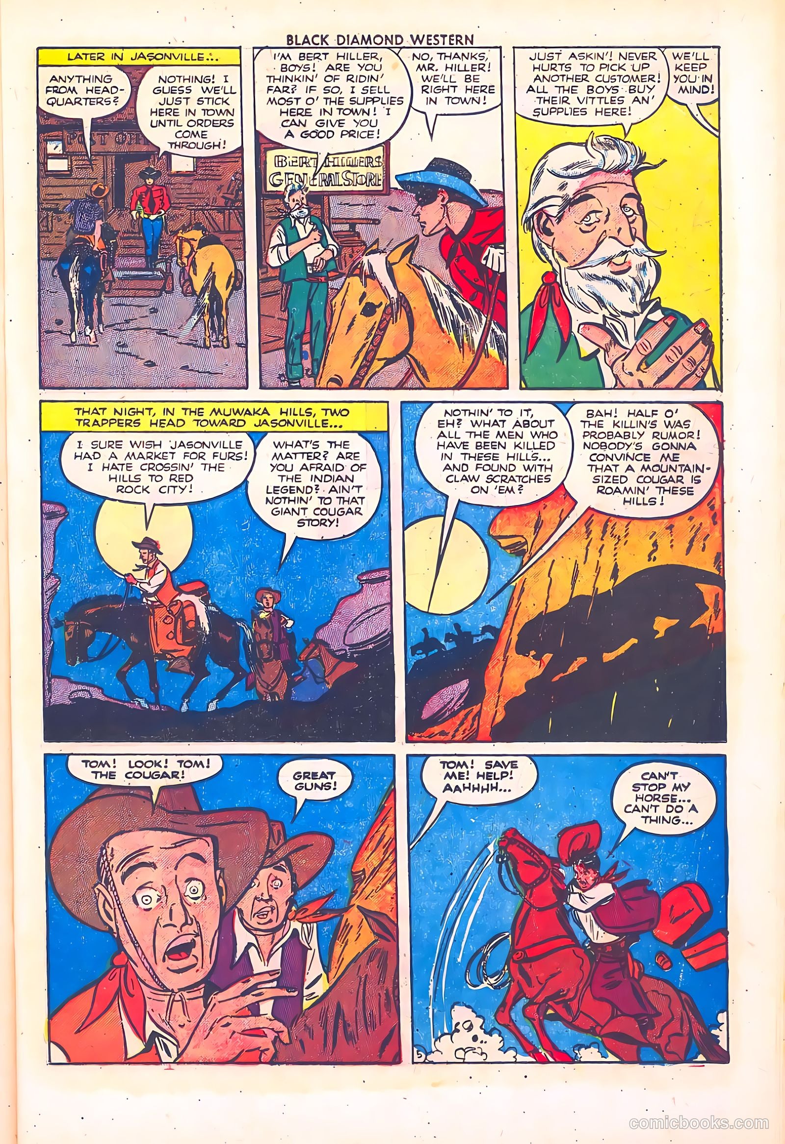 Black Diamond Western #28 (1951) — page 21 of 52