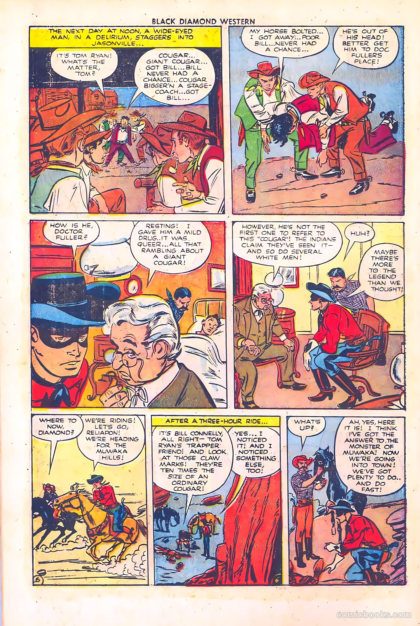 Black Diamond Western #28 (1951) — page 22 of 52