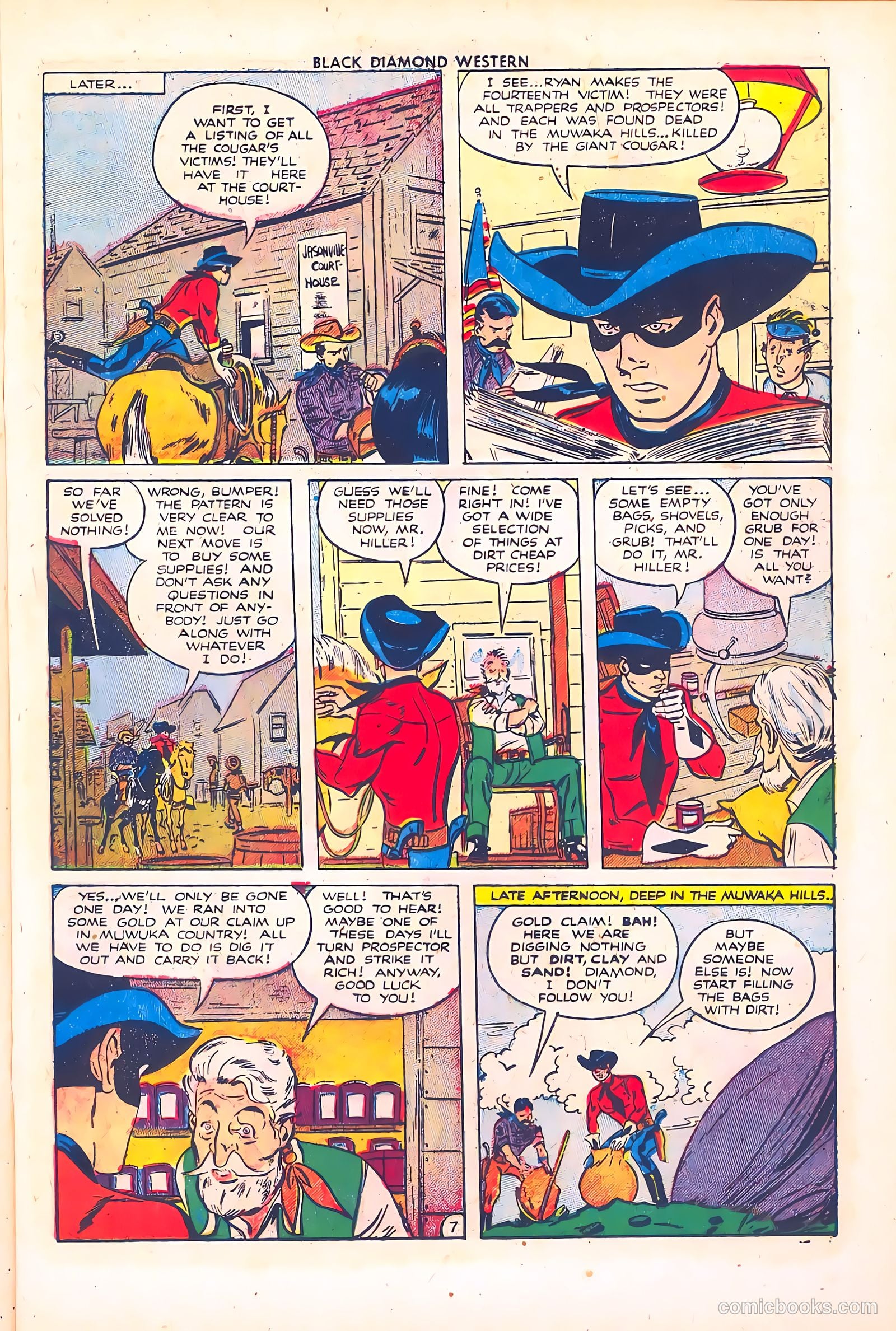 Black Diamond Western #28 (1951) — page 23 of 52