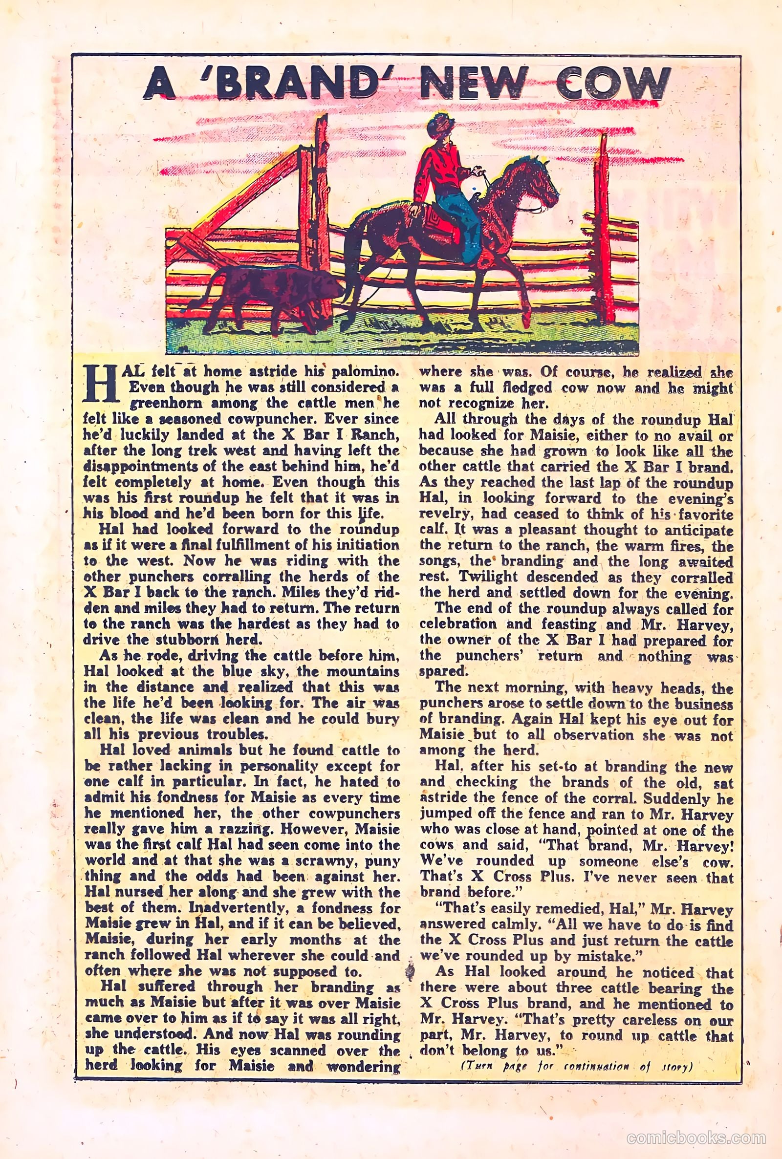 Black Diamond Western #28 (1951) — page 28 of 52