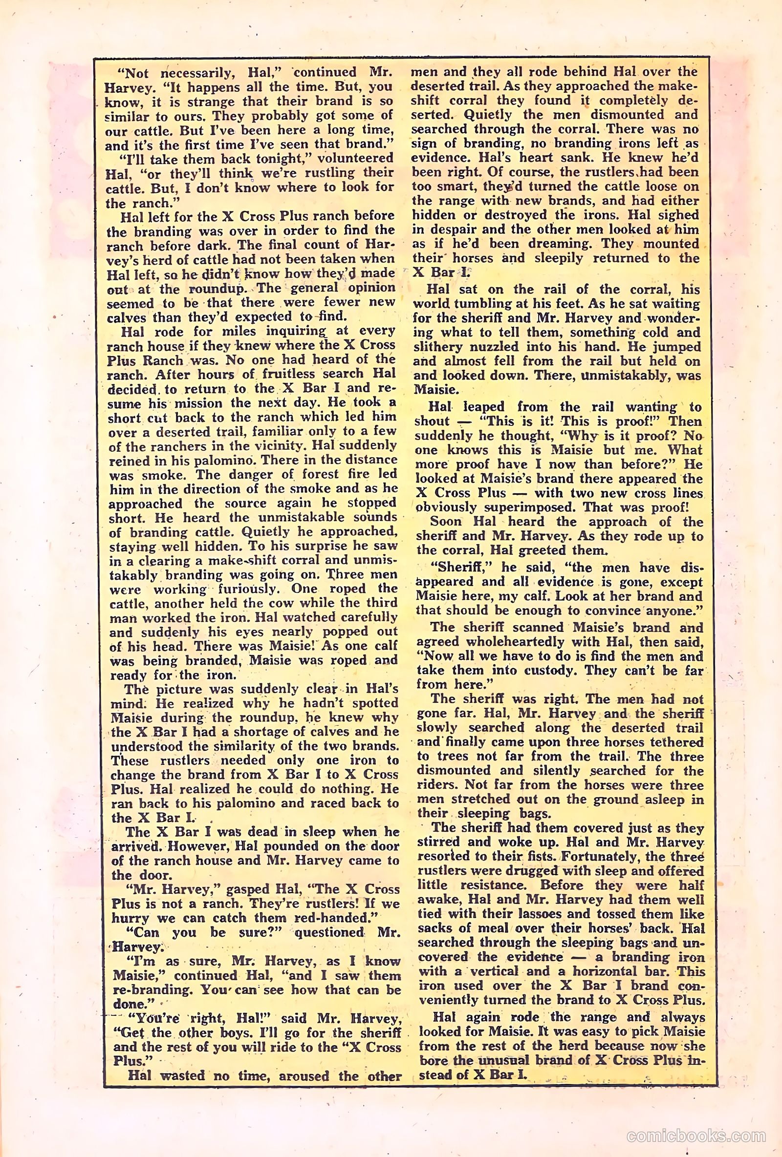 Black Diamond Western #28 (1951) — page 30 of 52