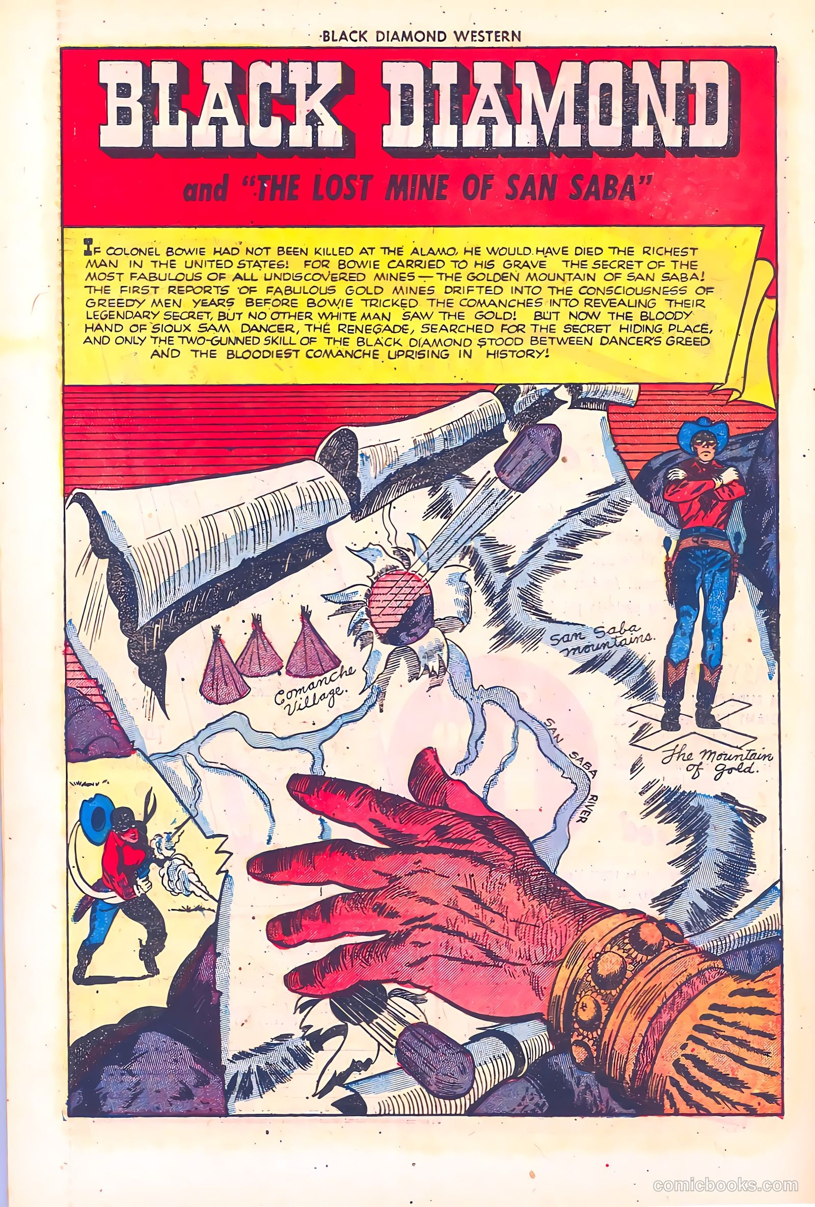 Black Diamond Western #28 (1951) — page 32 of 52