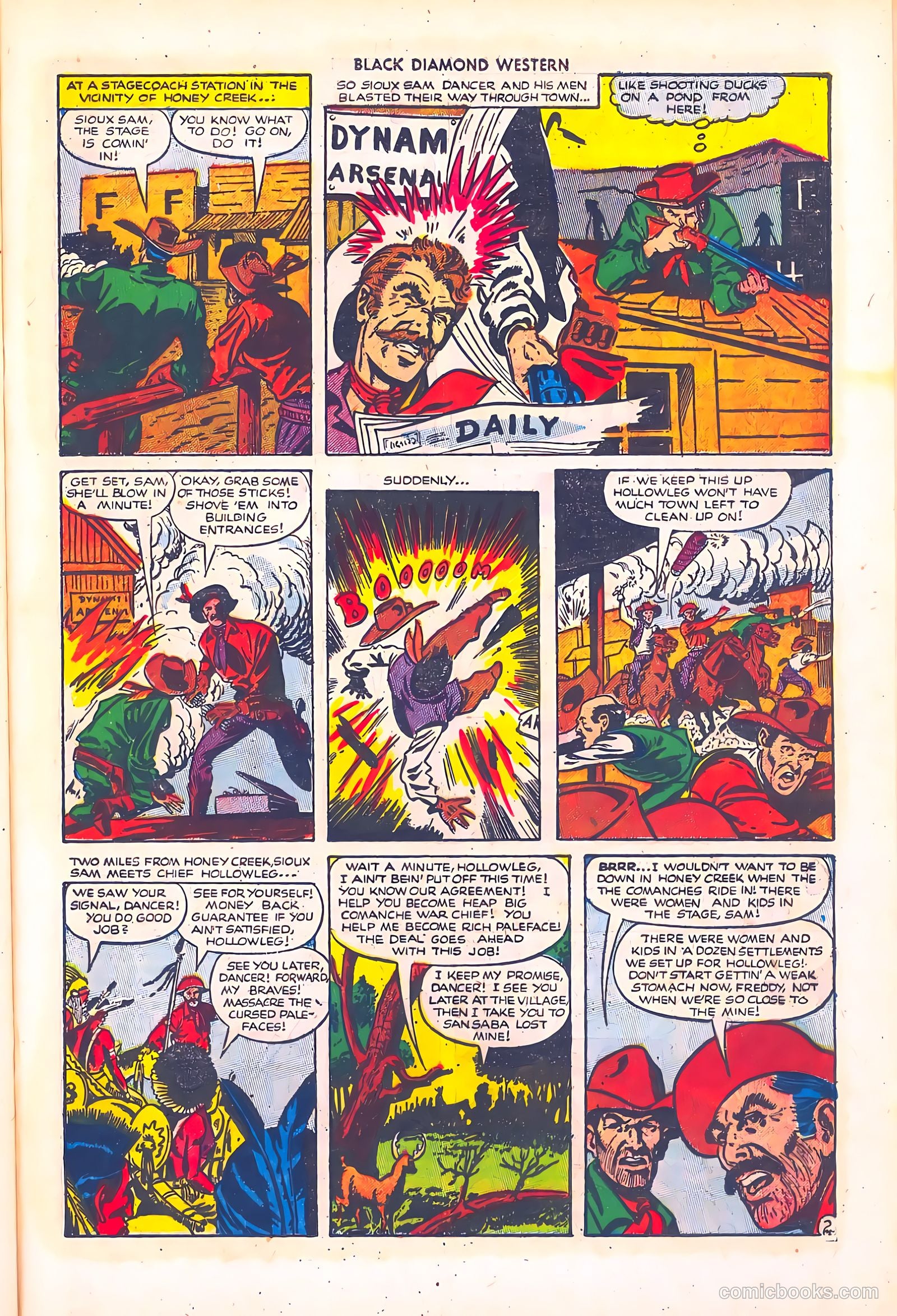 Black Diamond Western #28 (1951) — page 33 of 52