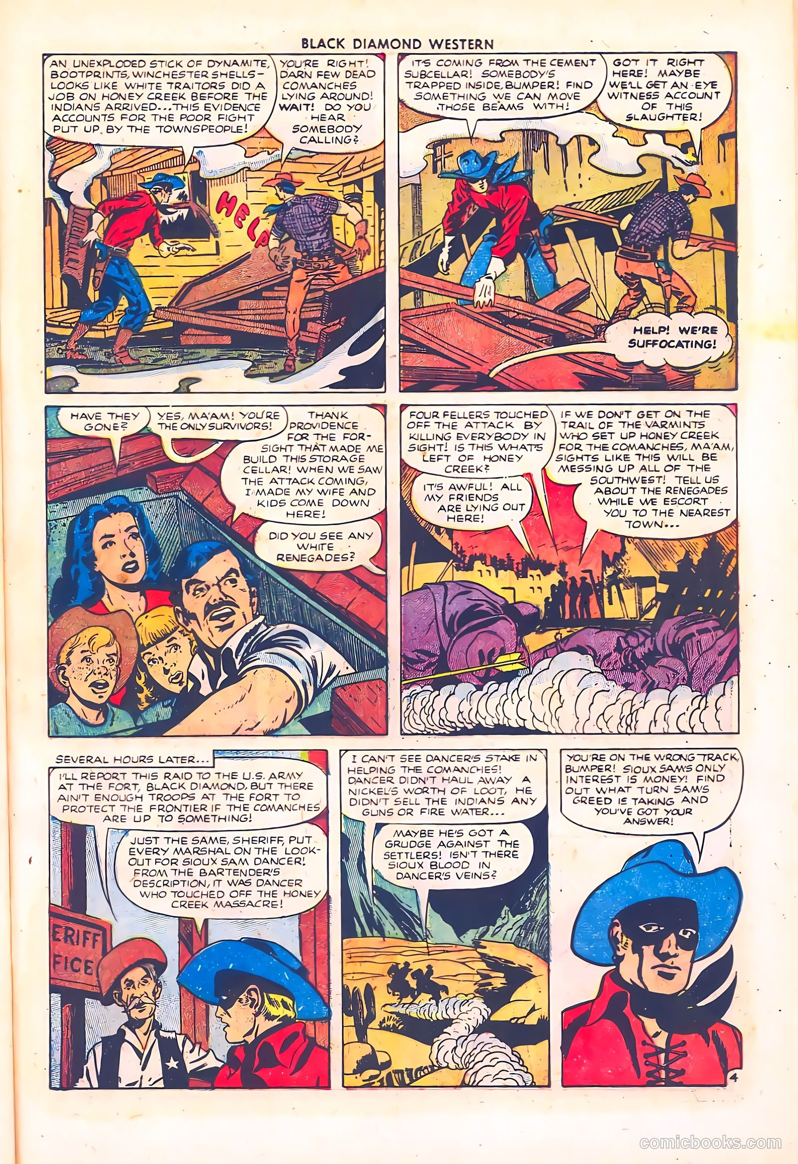 Black Diamond Western #28 (1951) — page 35 of 52
