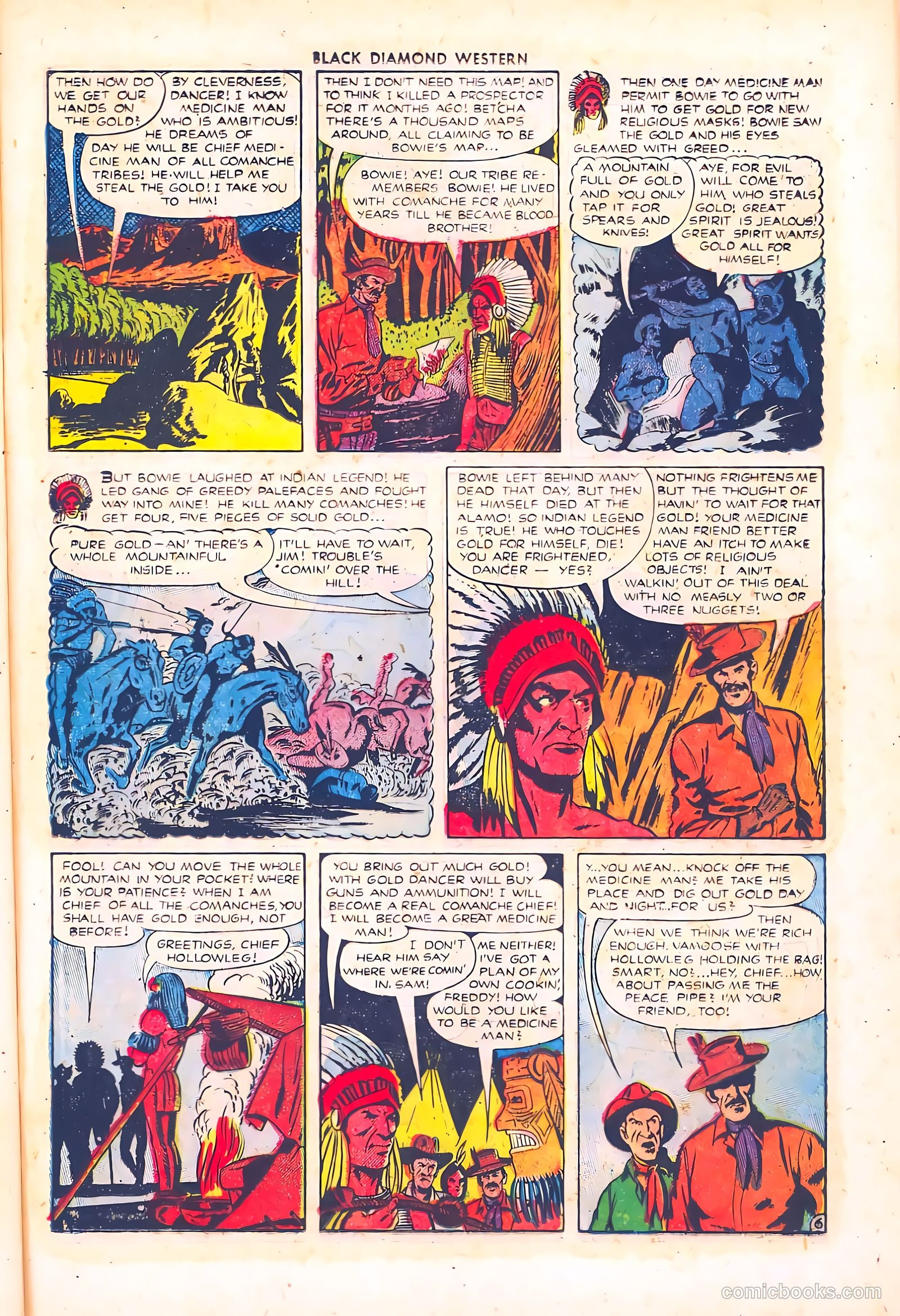 Black Diamond Western #28 (1951) — page 37 of 52