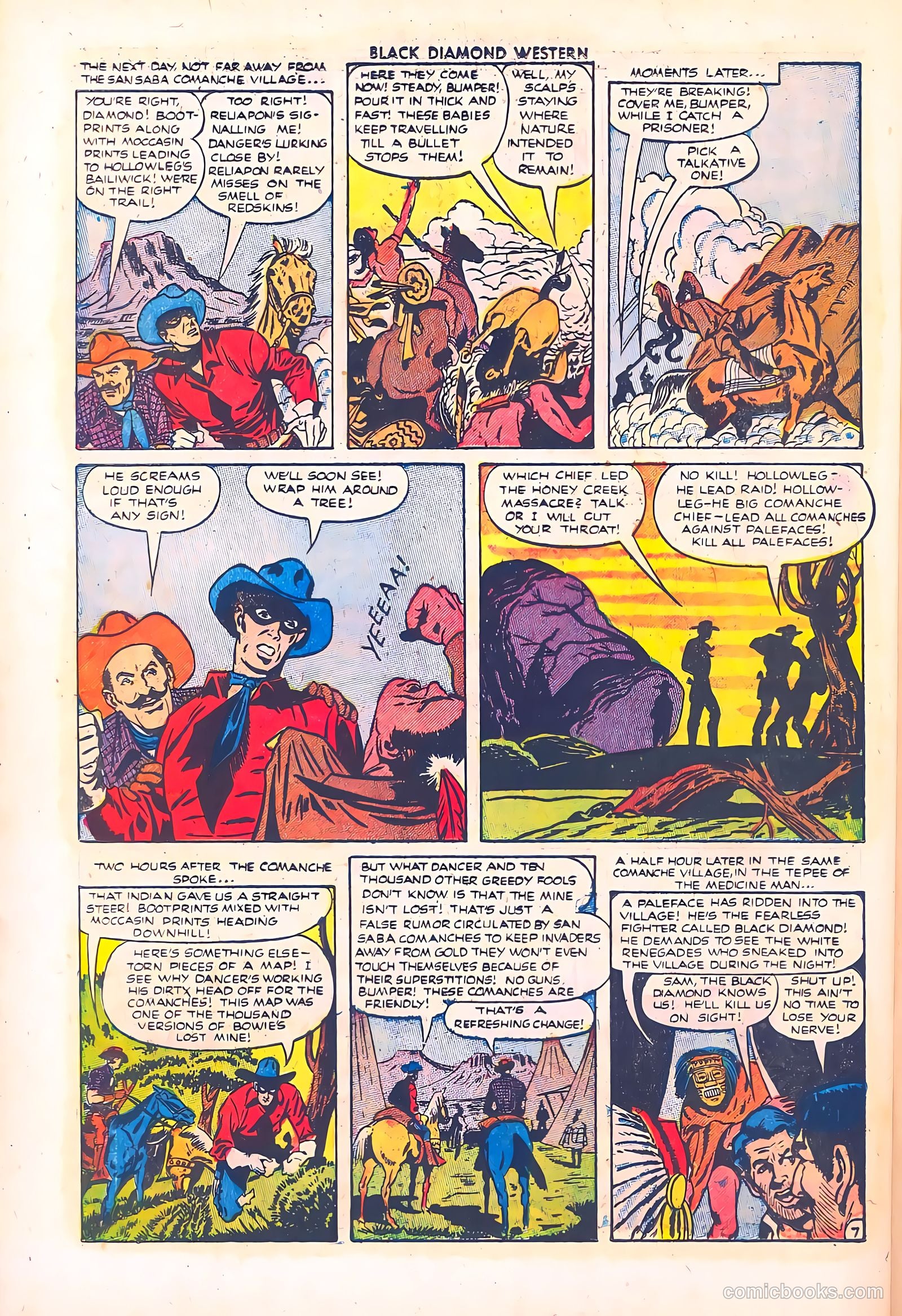Black Diamond Western #28 (1951) — page 38 of 52