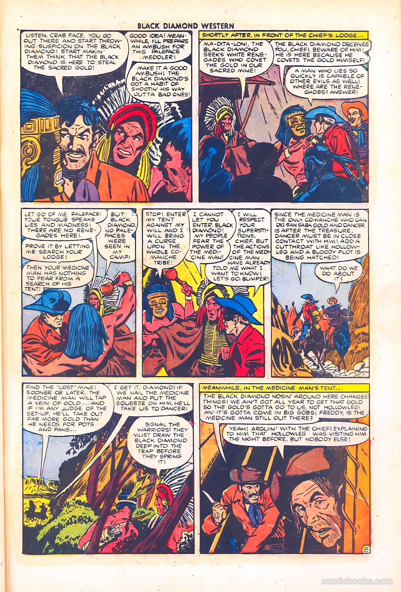 Black Diamond Western #28 (1951) — page 39 of 52