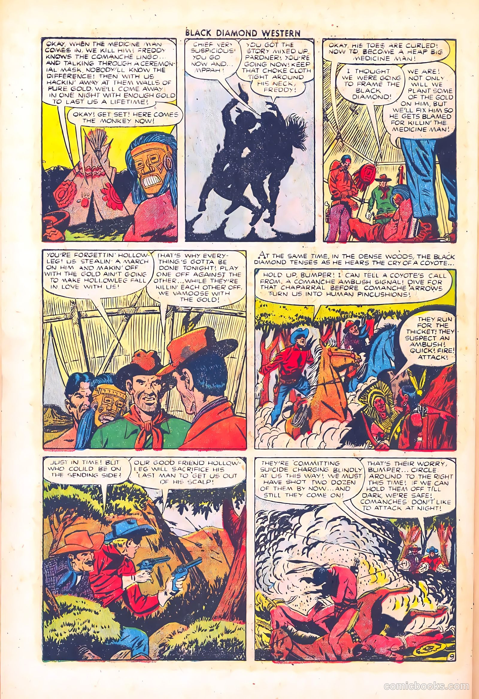 Black Diamond Western #28 (1951) — page 40 of 52