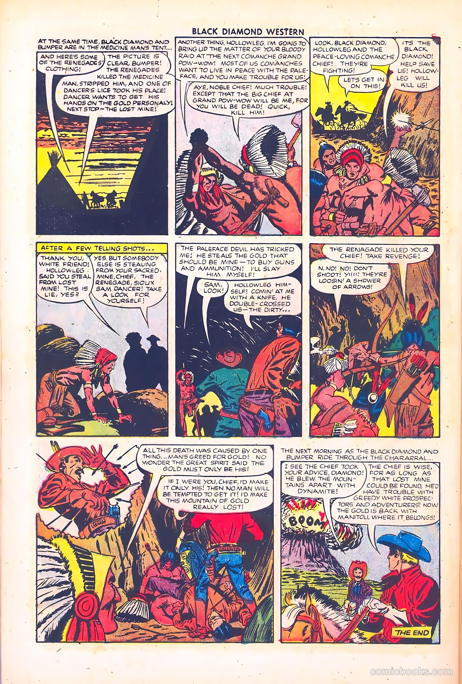 Black Diamond Western #28 (1951) — page 42 of 52