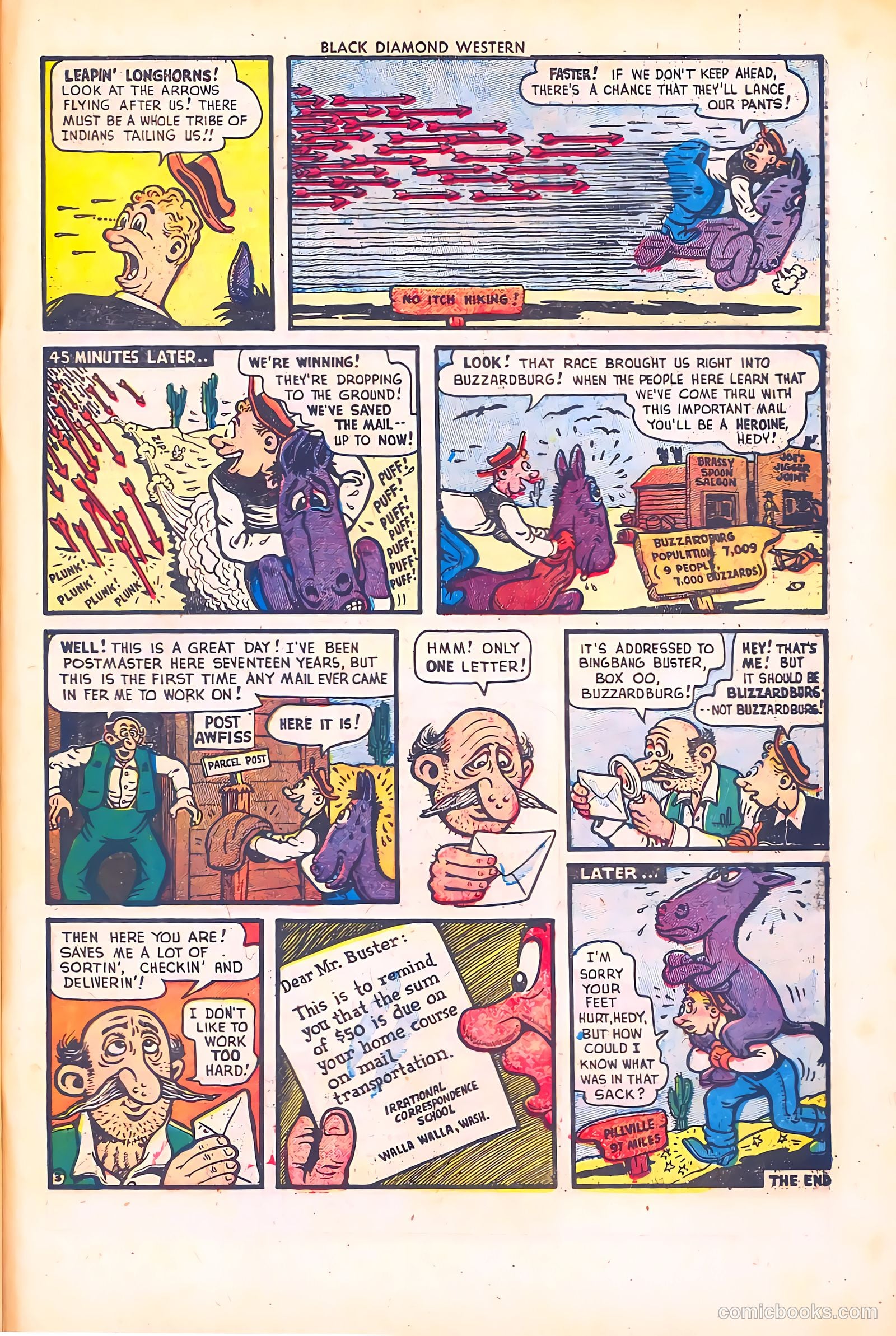 Black Diamond Western #28 (1951) — page 47 of 52