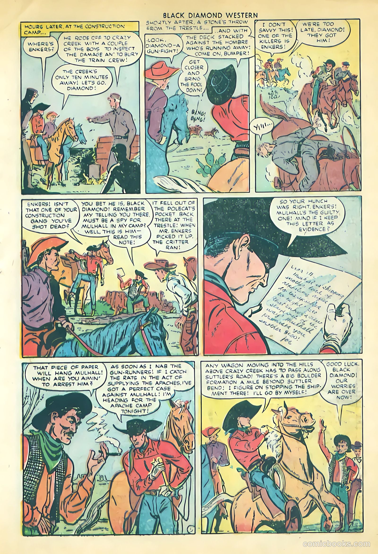 Black Diamond Western #29 (1951) — page 17 of 36