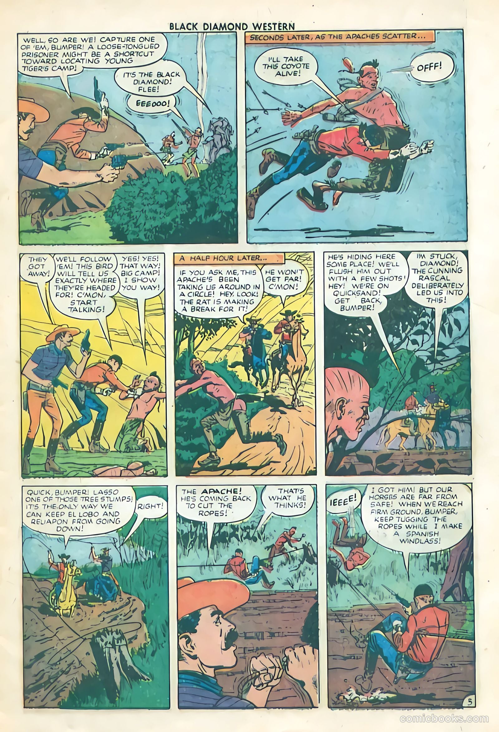 Black Diamond Western #31 (1952) — page 7 of 36