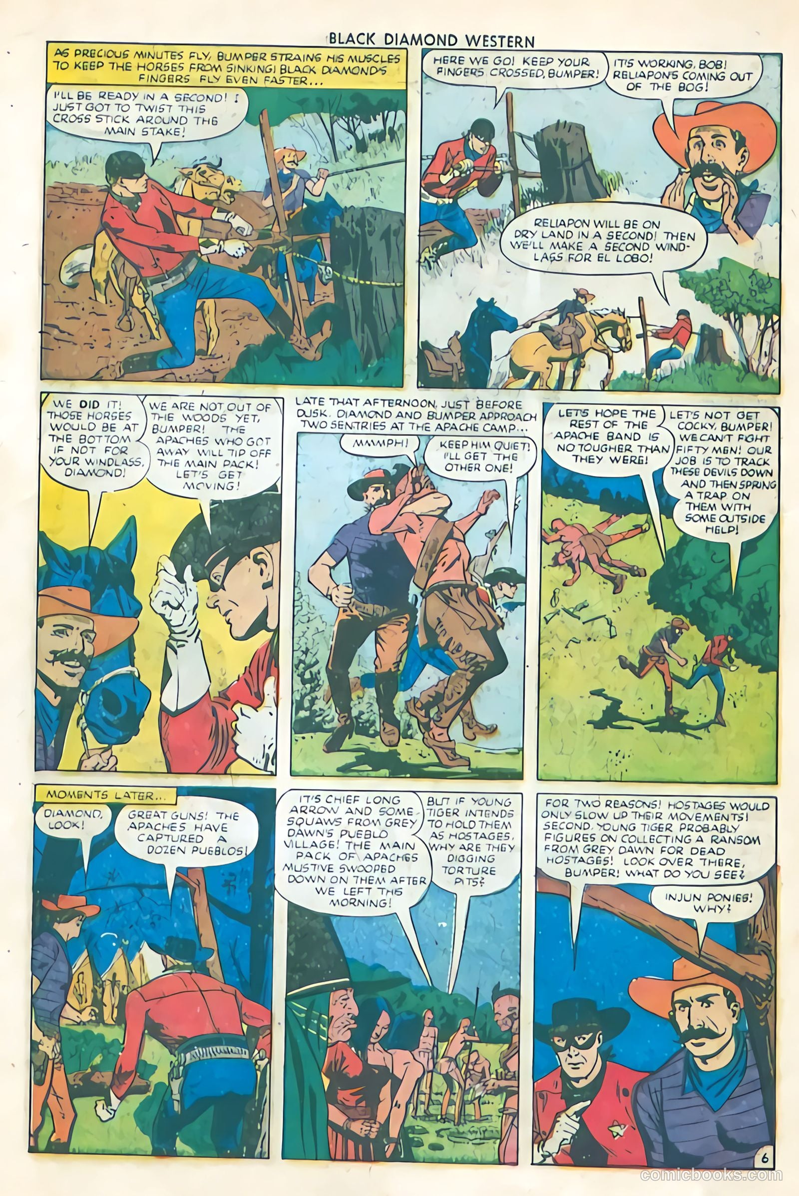 Black Diamond Western #31 (1952) — page 8 of 36
