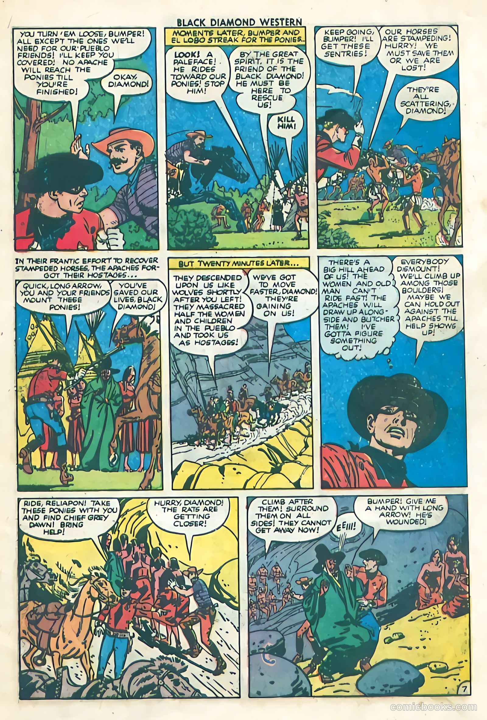Black Diamond Western #31 (1952) — page 9 of 36