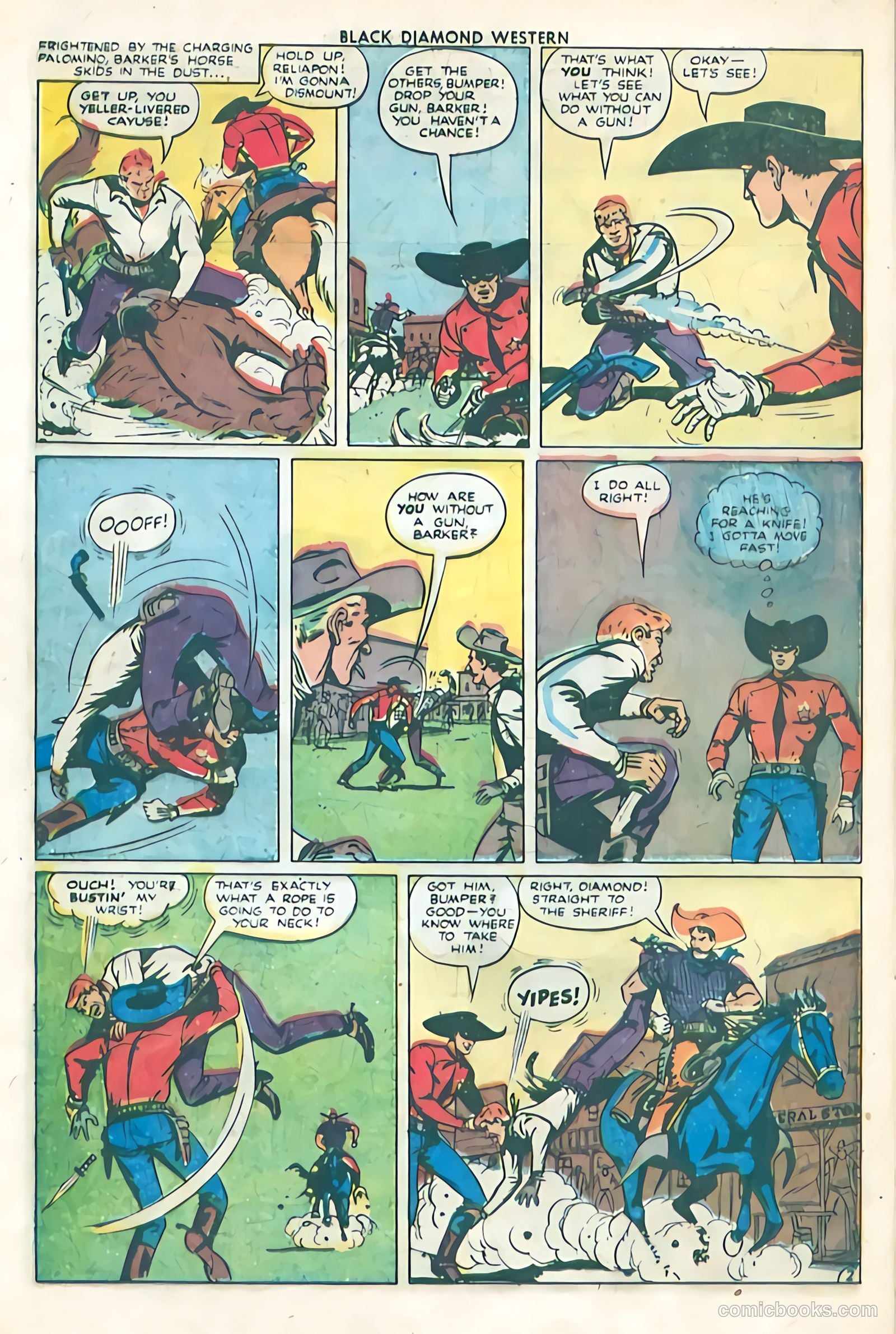 Black Diamond Western #31 (1952) — page 14 of 36