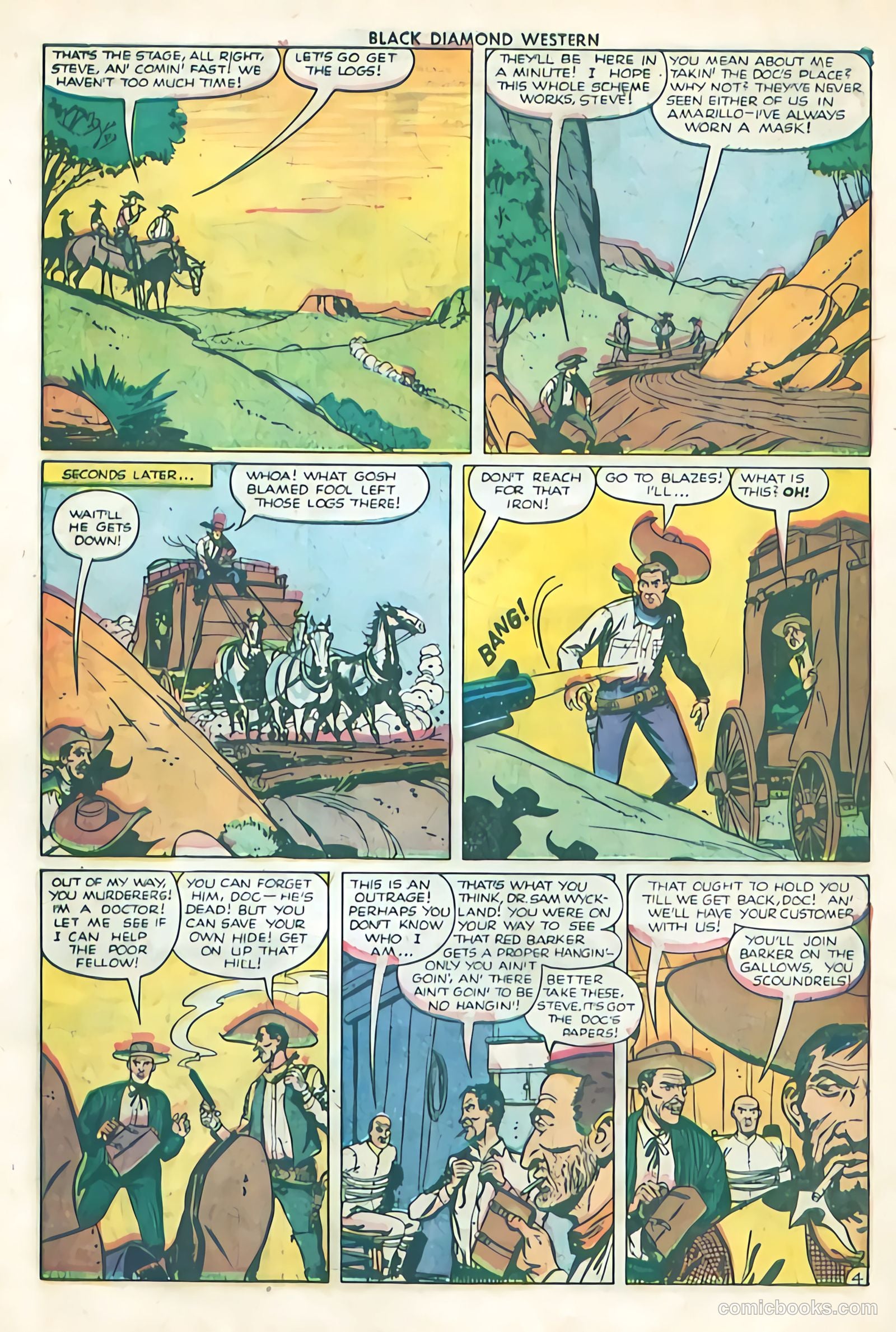 Black Diamond Western #31 (1952) — page 16 of 36